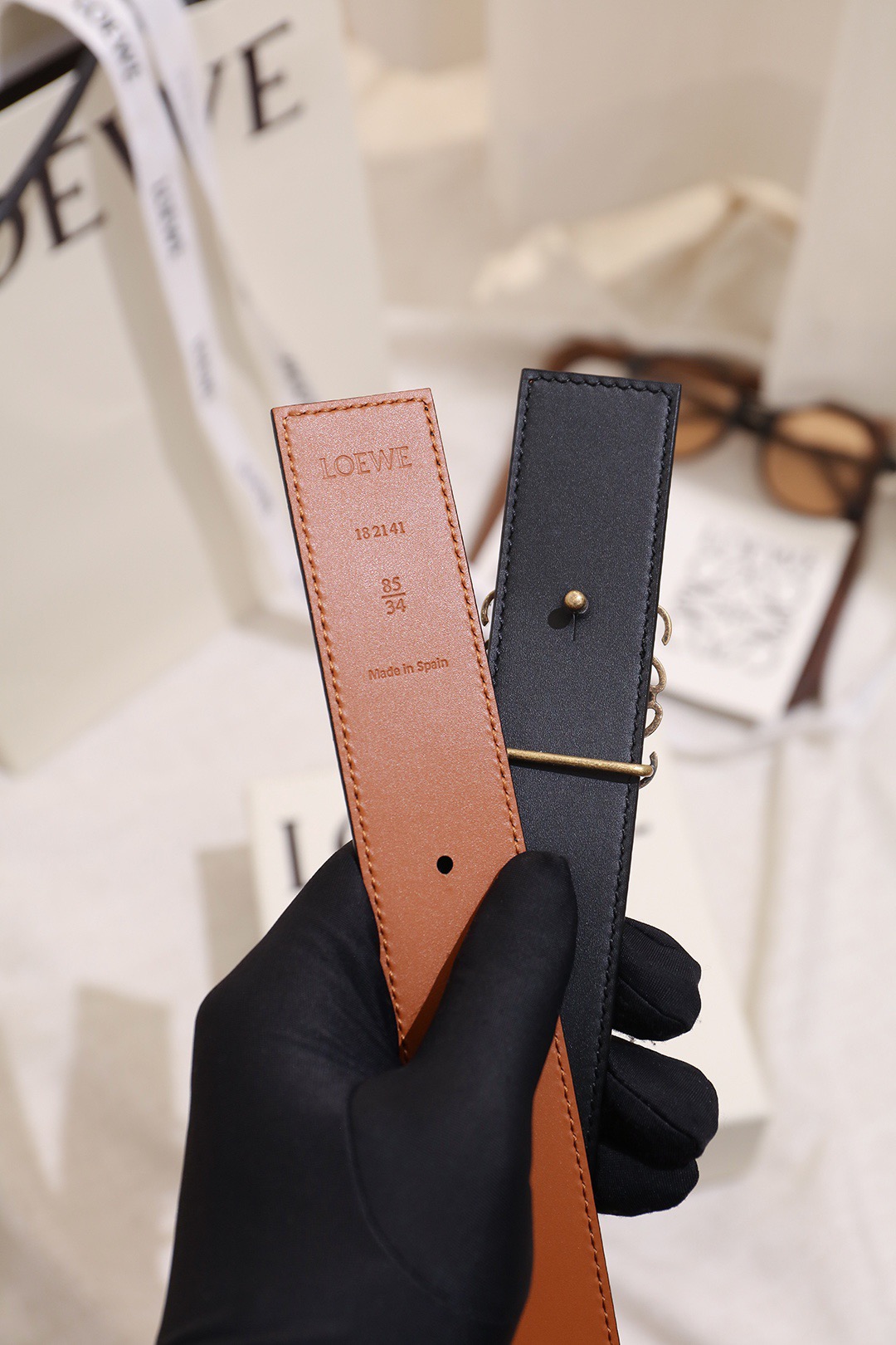 SAINT LAURENT BEA 토트백 LE CASSANDRE 장식 10