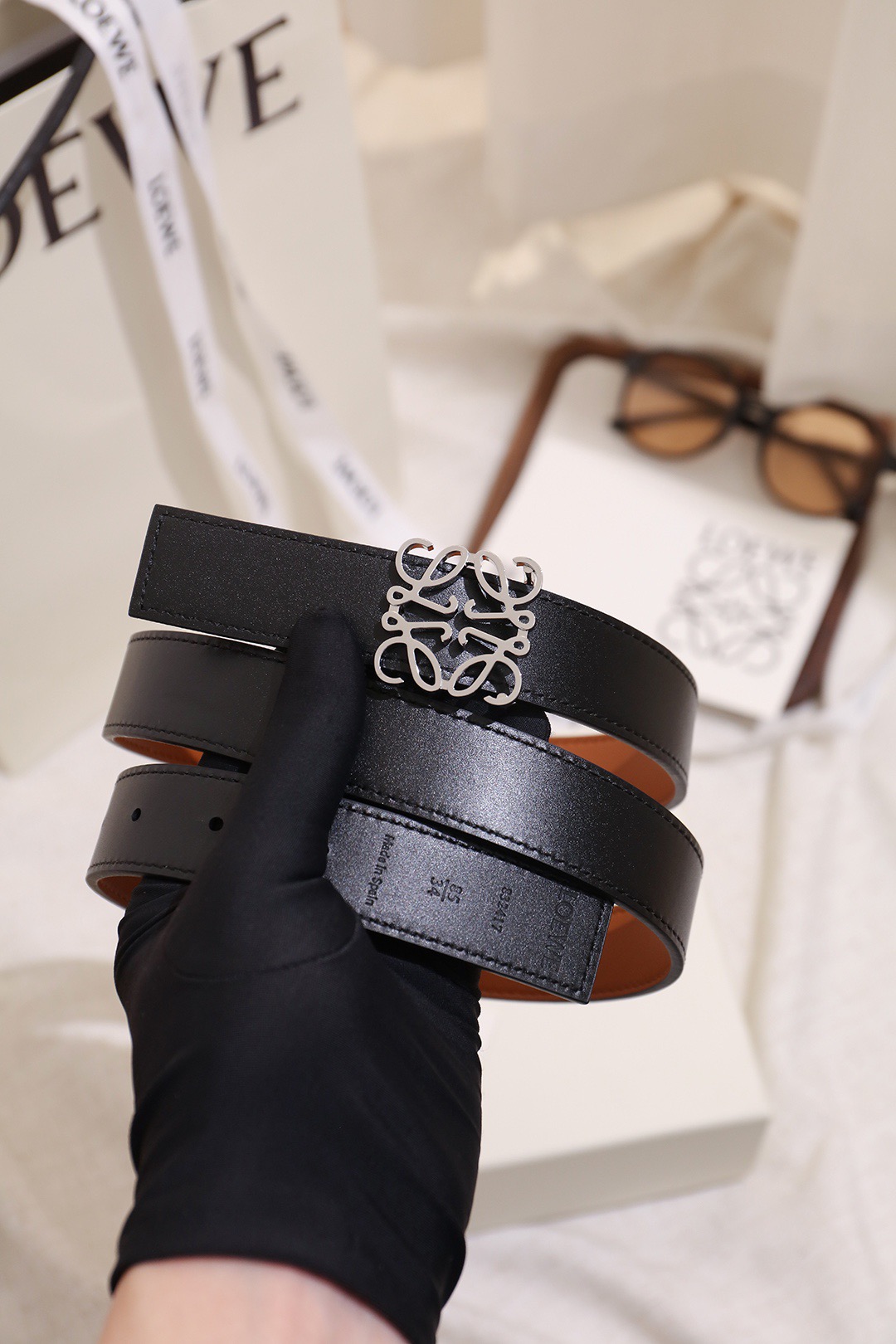 Loewe 로에베 아나그램 리버서블 벨트 28mm 1