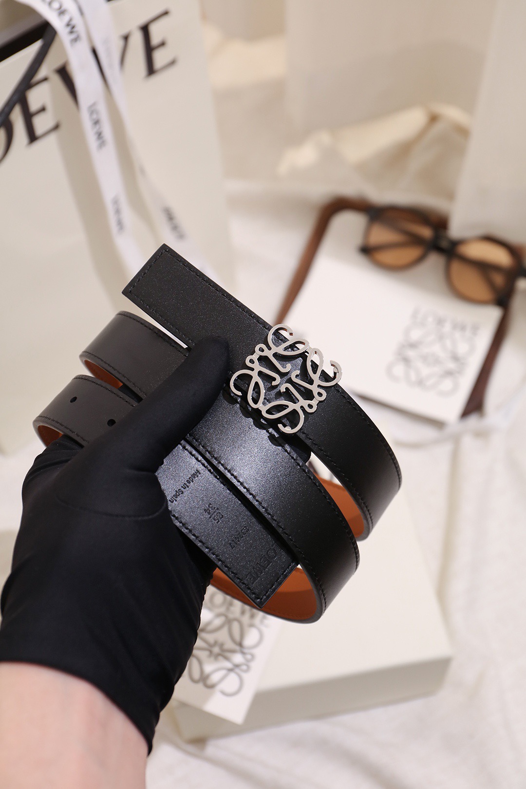 Loewe 로에베 아나그램 리버서블 벨트 28mm 2