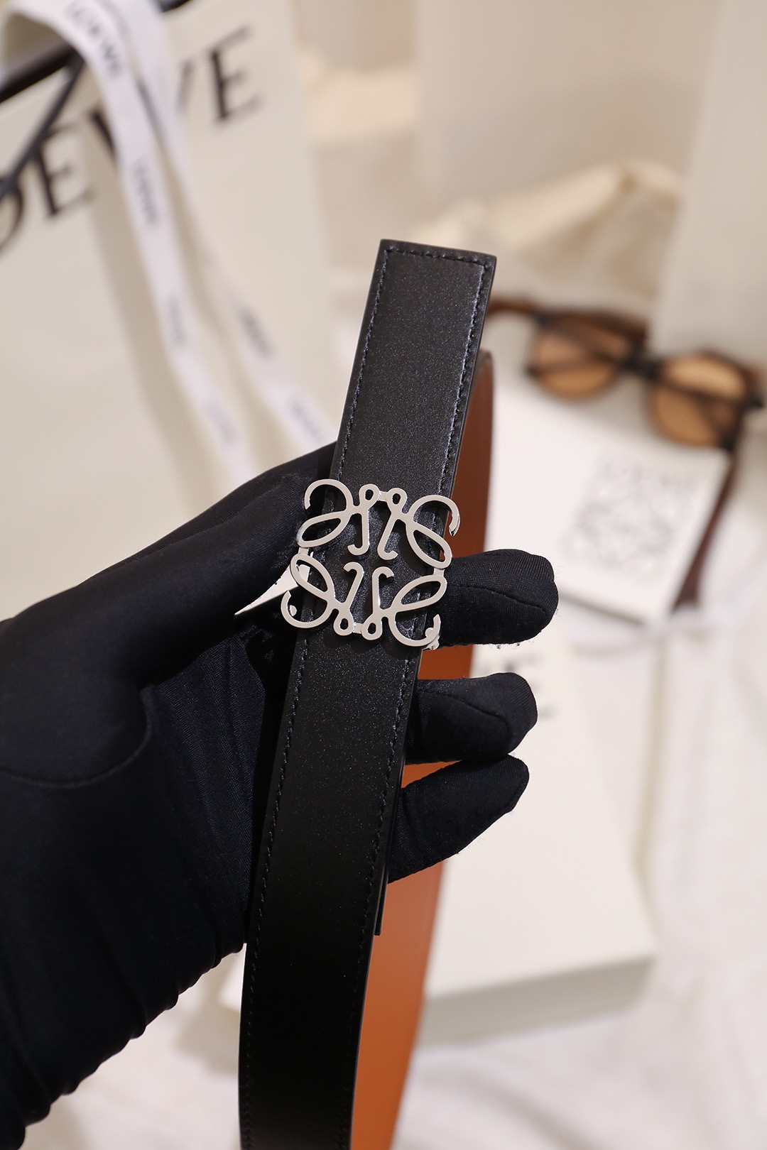 Loewe 로에베 아나그램 리버서블 벨트 28mm 7