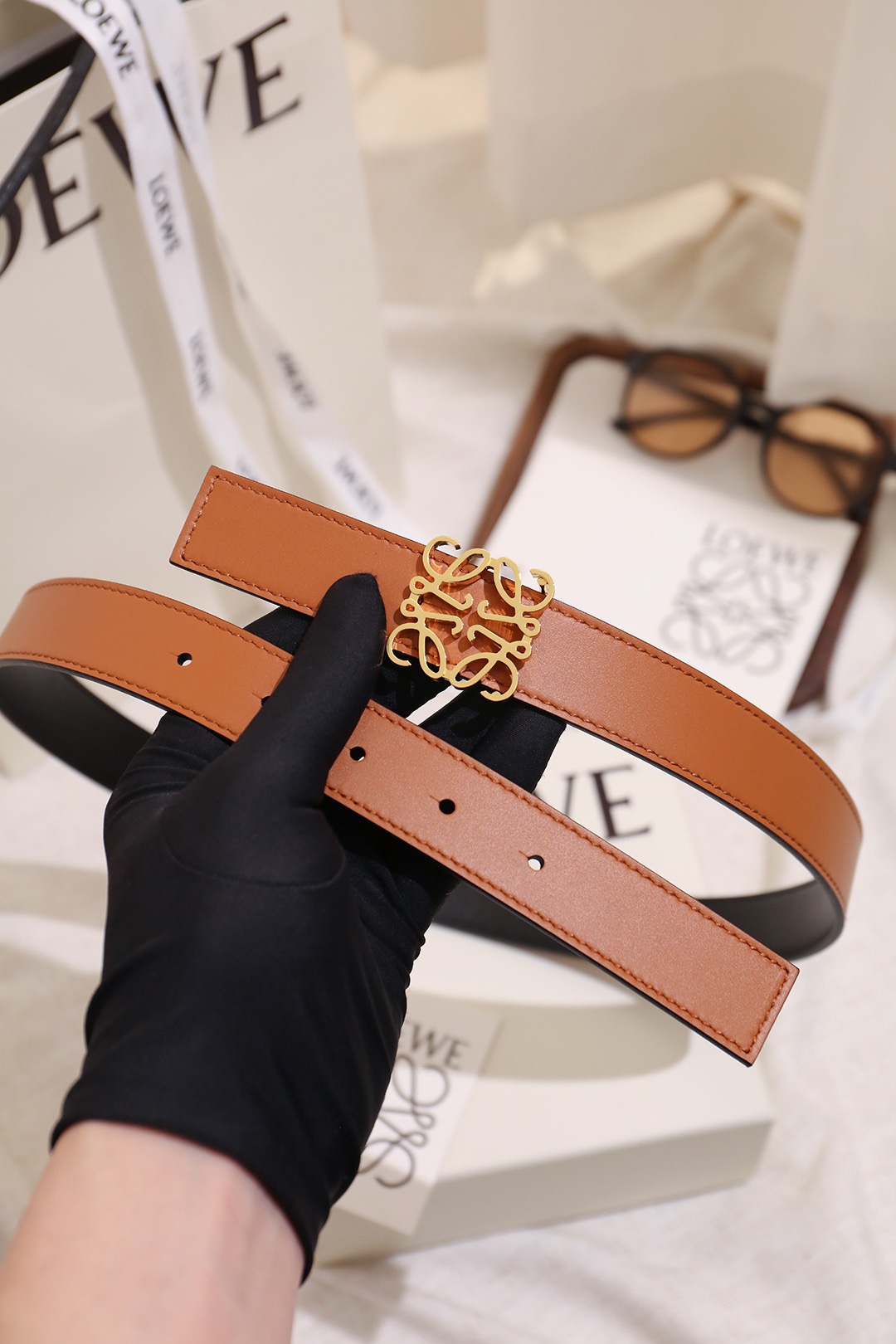 Loewe 로에베 아나그램 리버서블 벨트 28mm 2