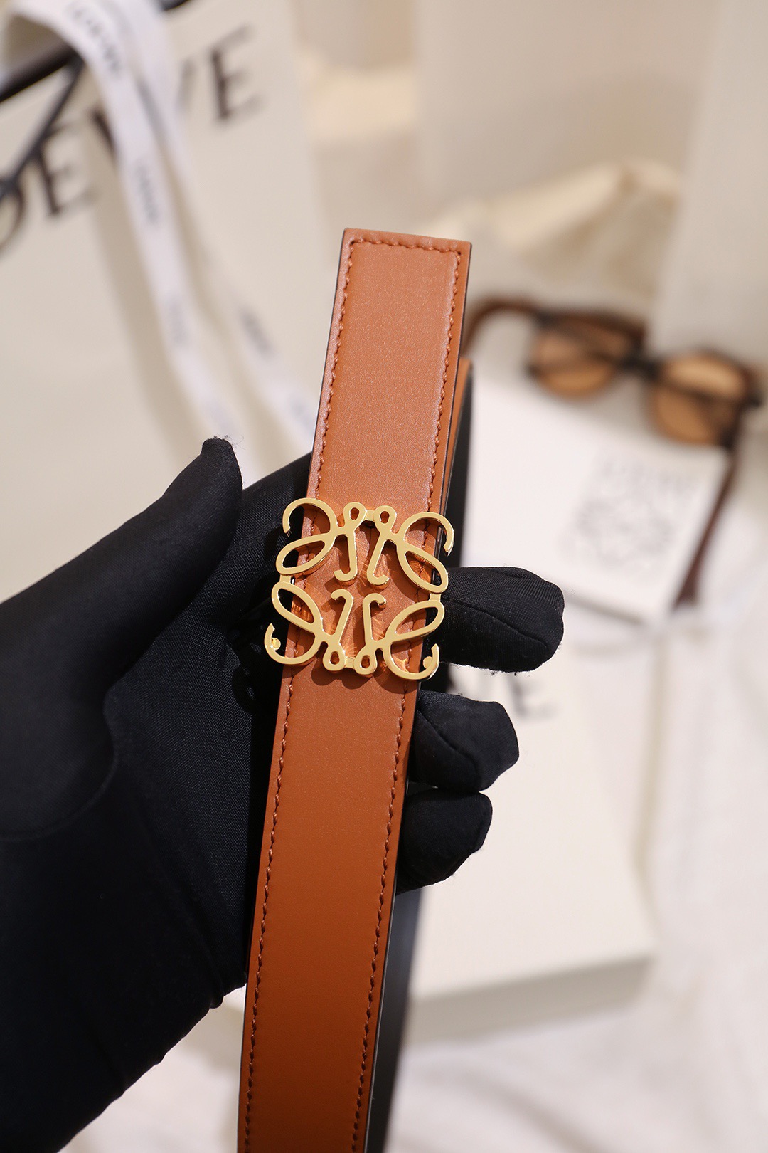 Loewe 로에베 아나그램 리버서블 벨트 28mm 8