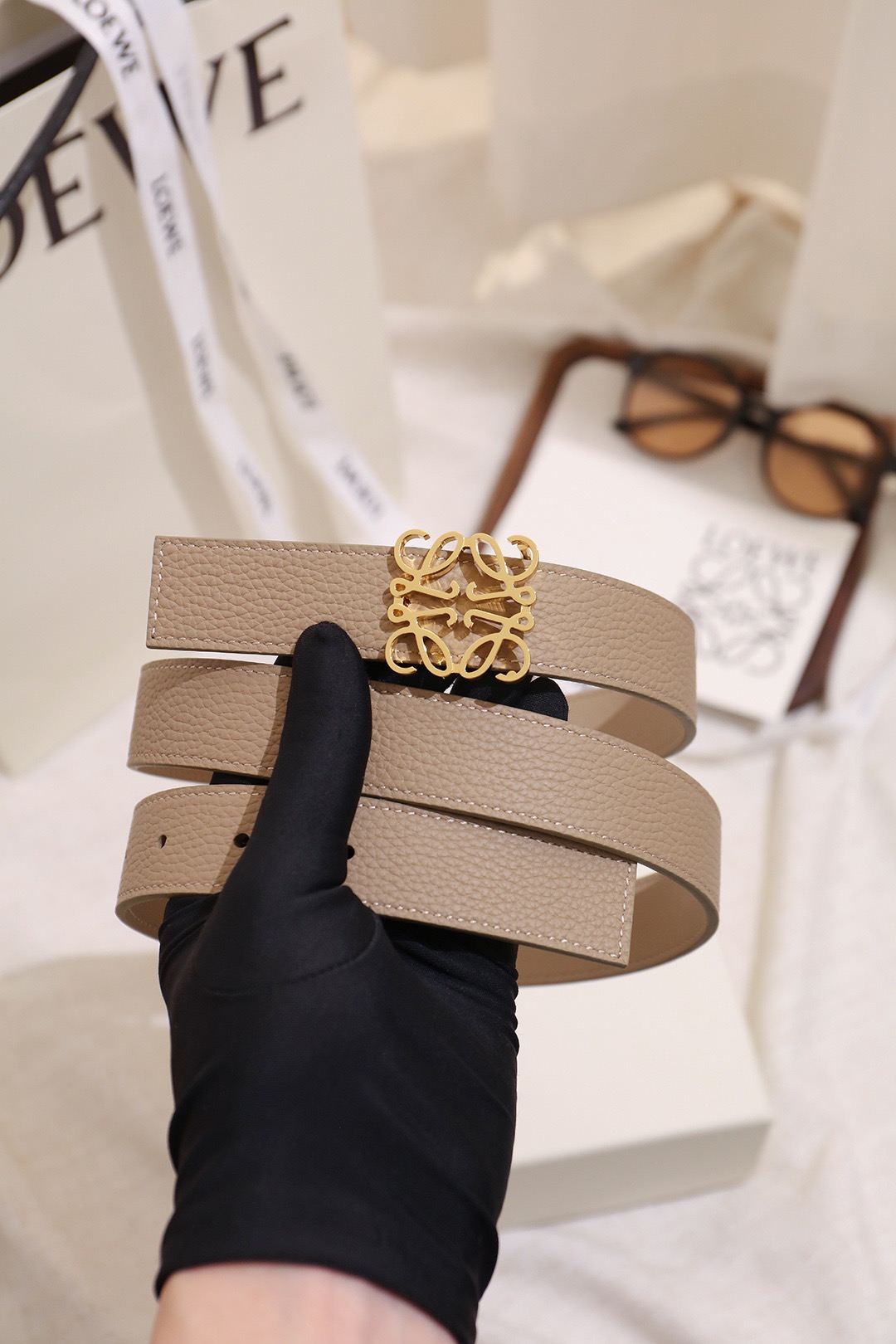 Loewe 로에베 아나그램 리버서블 벨트 28mm 1