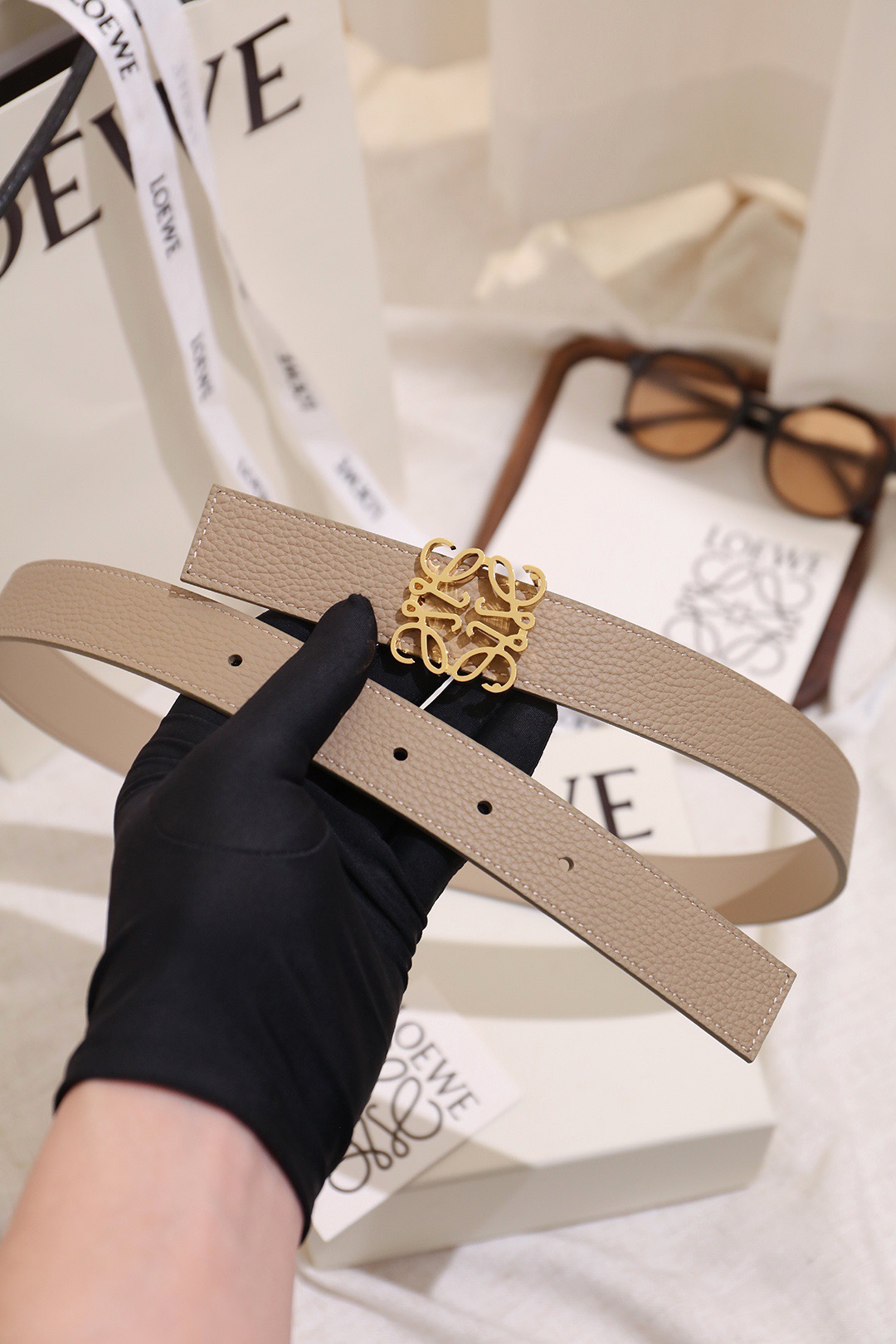 Loewe 로에베 아나그램 리버서블 벨트 28mm 2