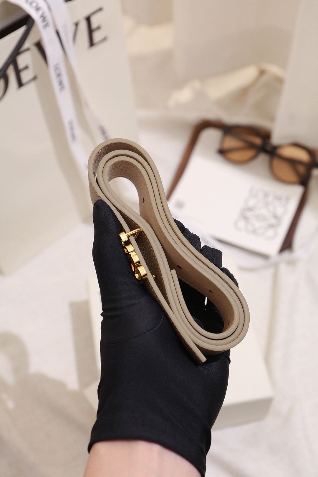 Loewe 로에베 아나그램 리버서블 벨트 28mm 5