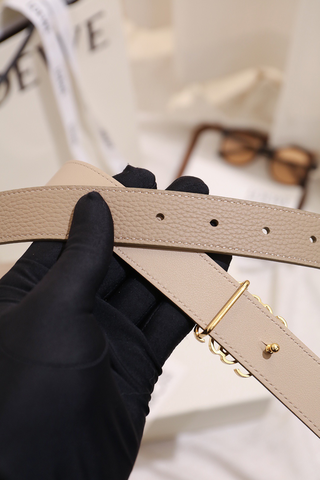 Loewe 로에베 아나그램 리버서블 벨트 28mm 6