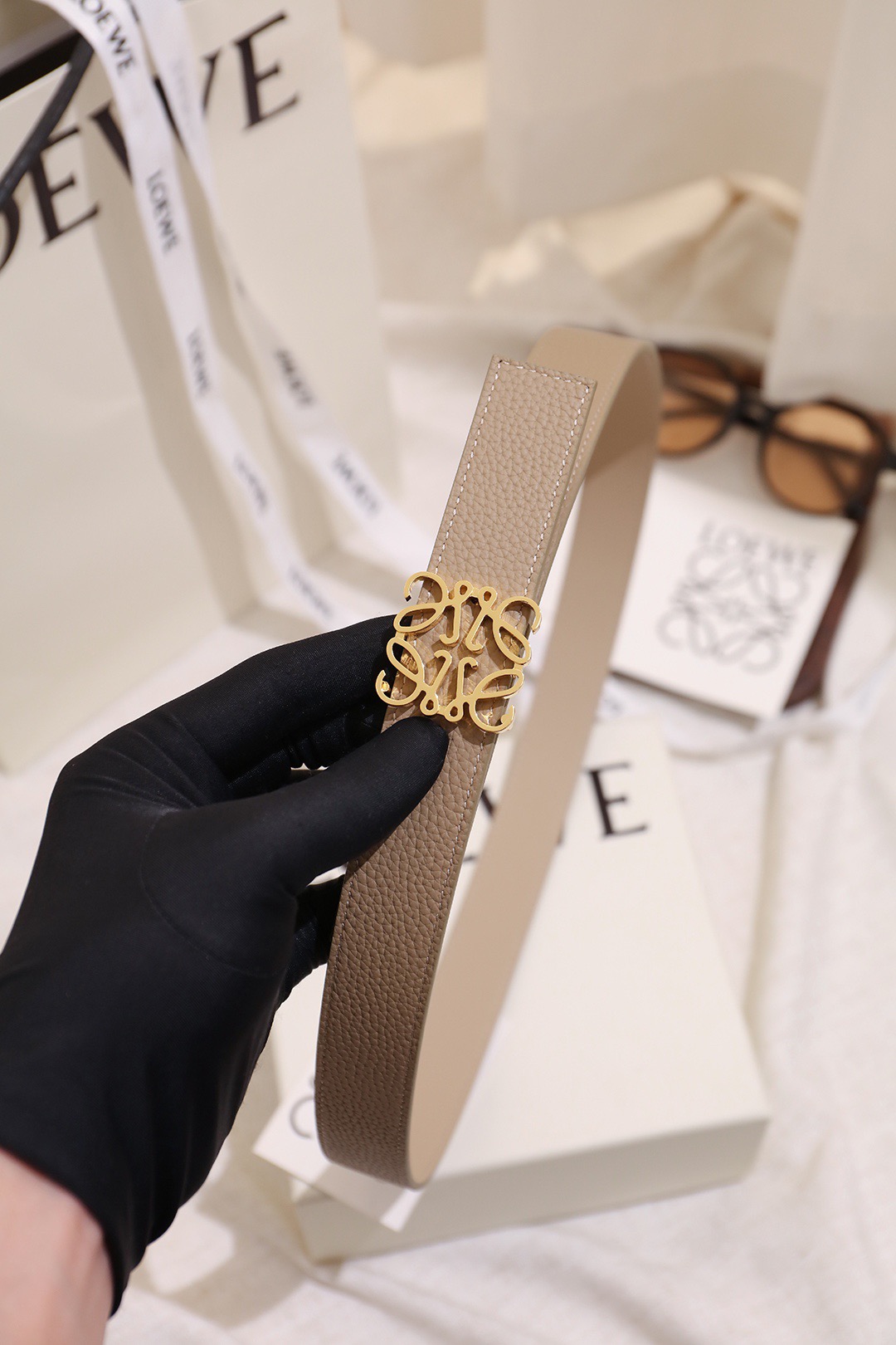 Loewe 로에베 아나그램 리버서블 벨트 28mm 7