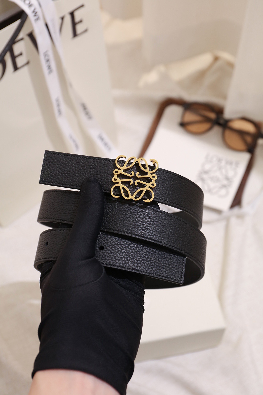 Loewe 로에베 아나그램 리버서블 벨트 28mm 1