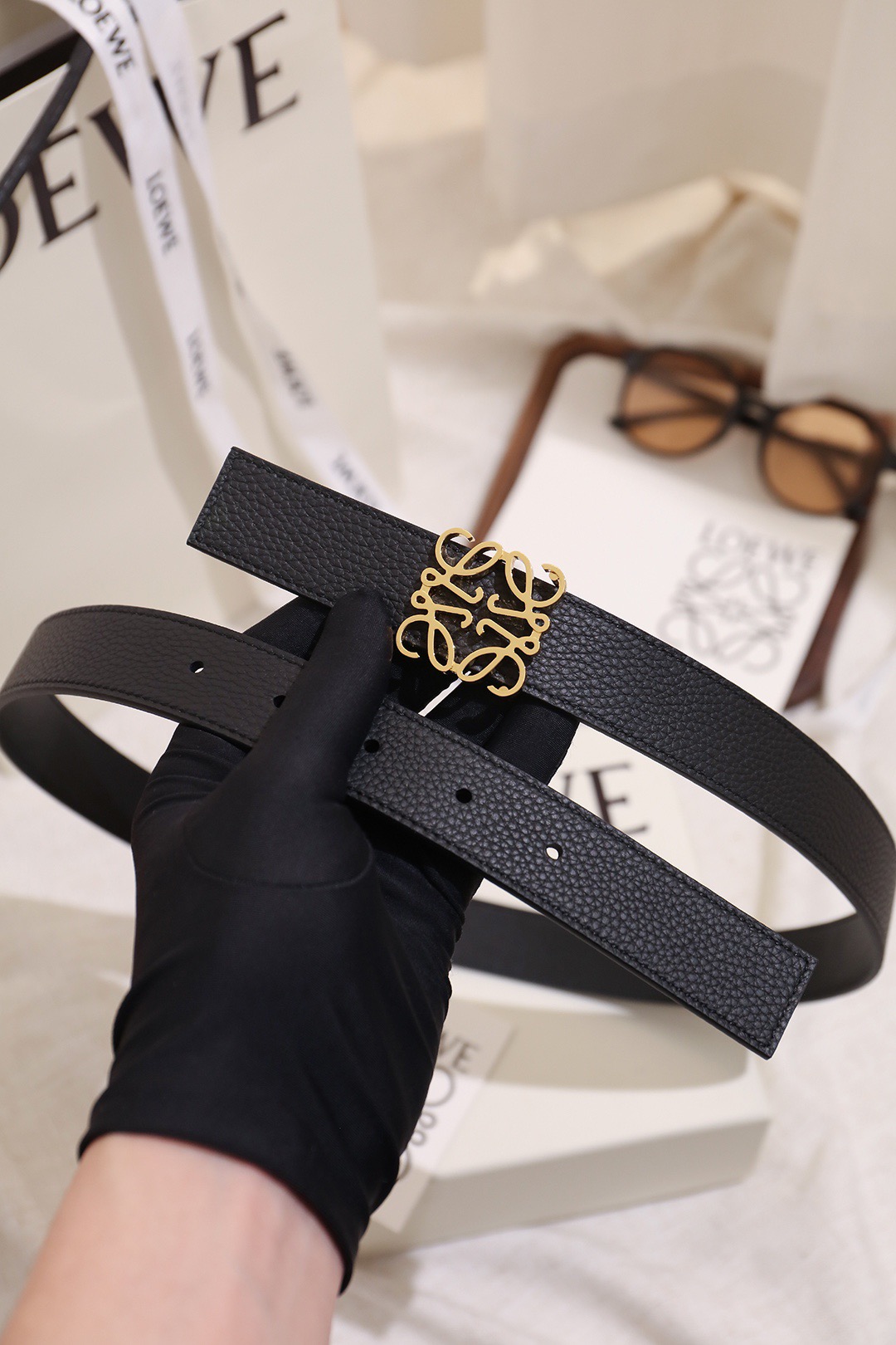 Loewe 로에베 아나그램 리버서블 벨트 28mm 2