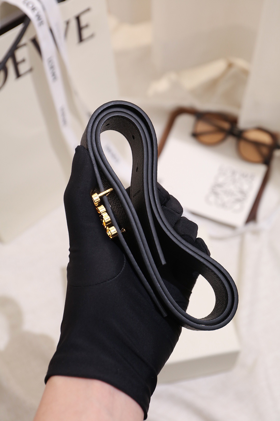 Loewe 로에베 아나그램 리버서블 벨트 28mm 6