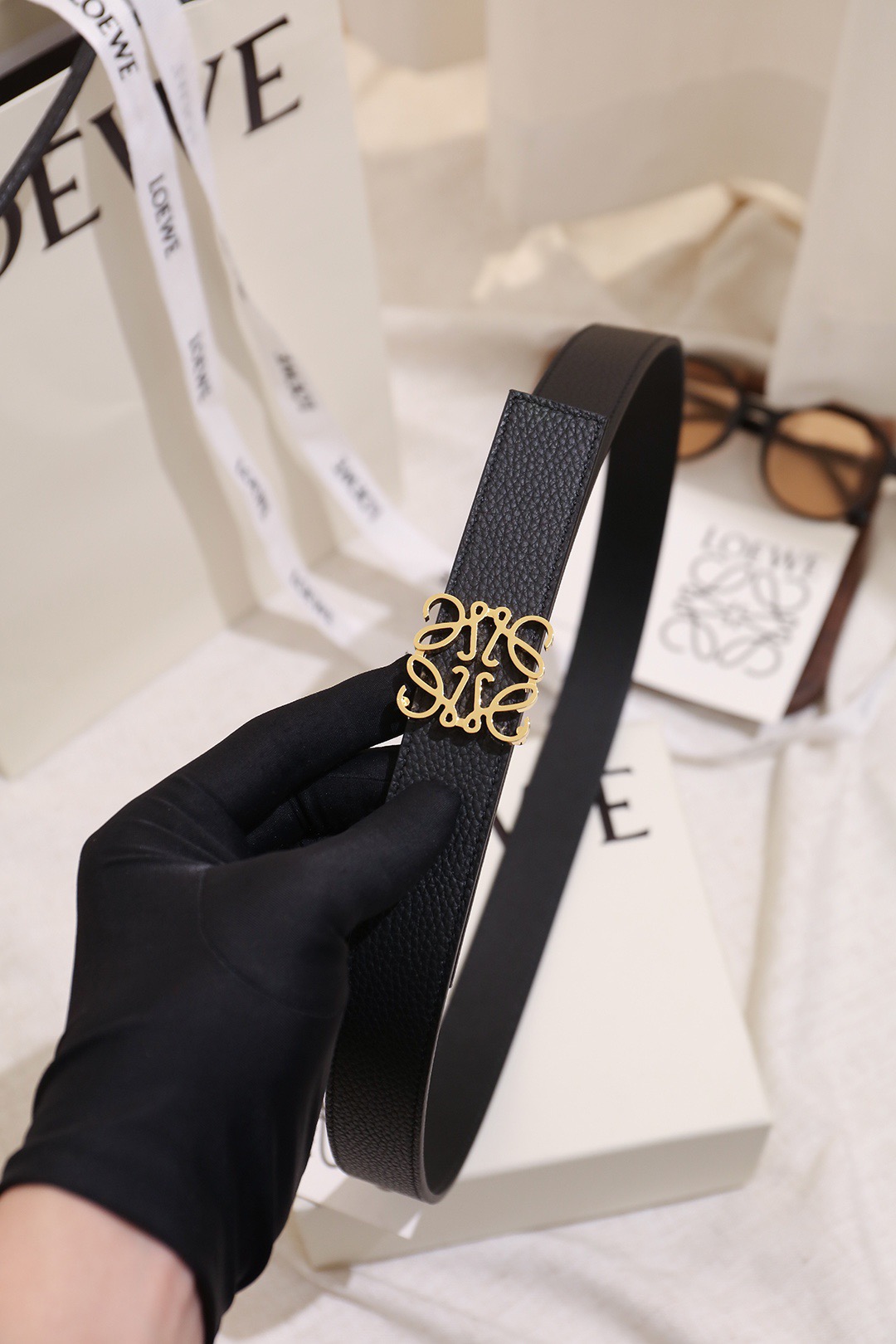 Loewe 로에베 아나그램 리버서블 벨트 28mm 7