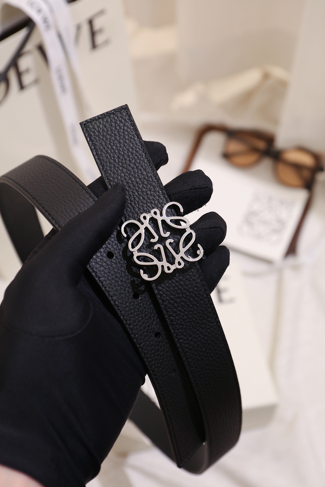 Loewe 로에베 아나그램 리버서블 벨트 28mm 3