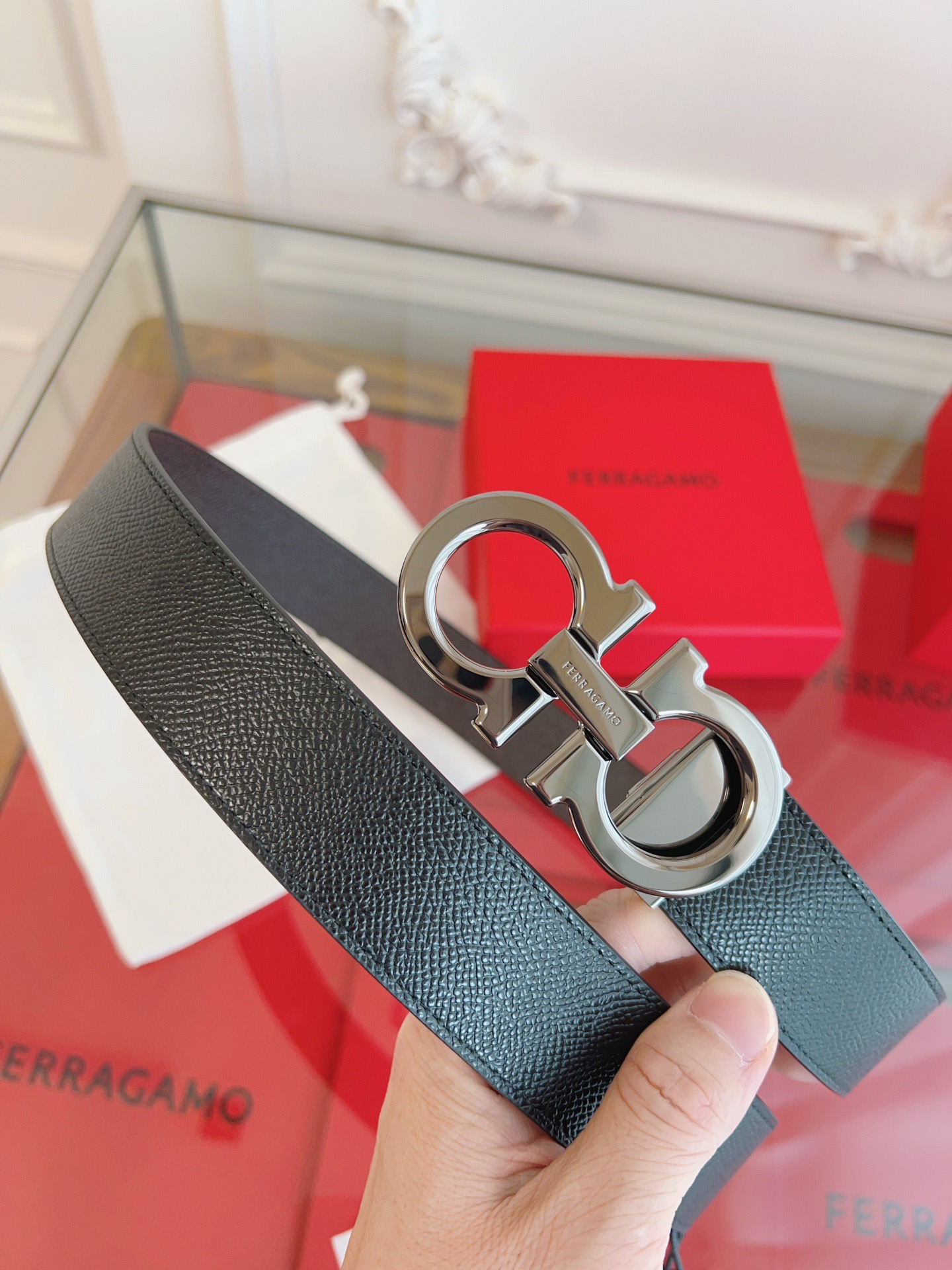 Fendi 펜디 브라운 퍼 카라 패치워크 숏 패딩 점퍼 3