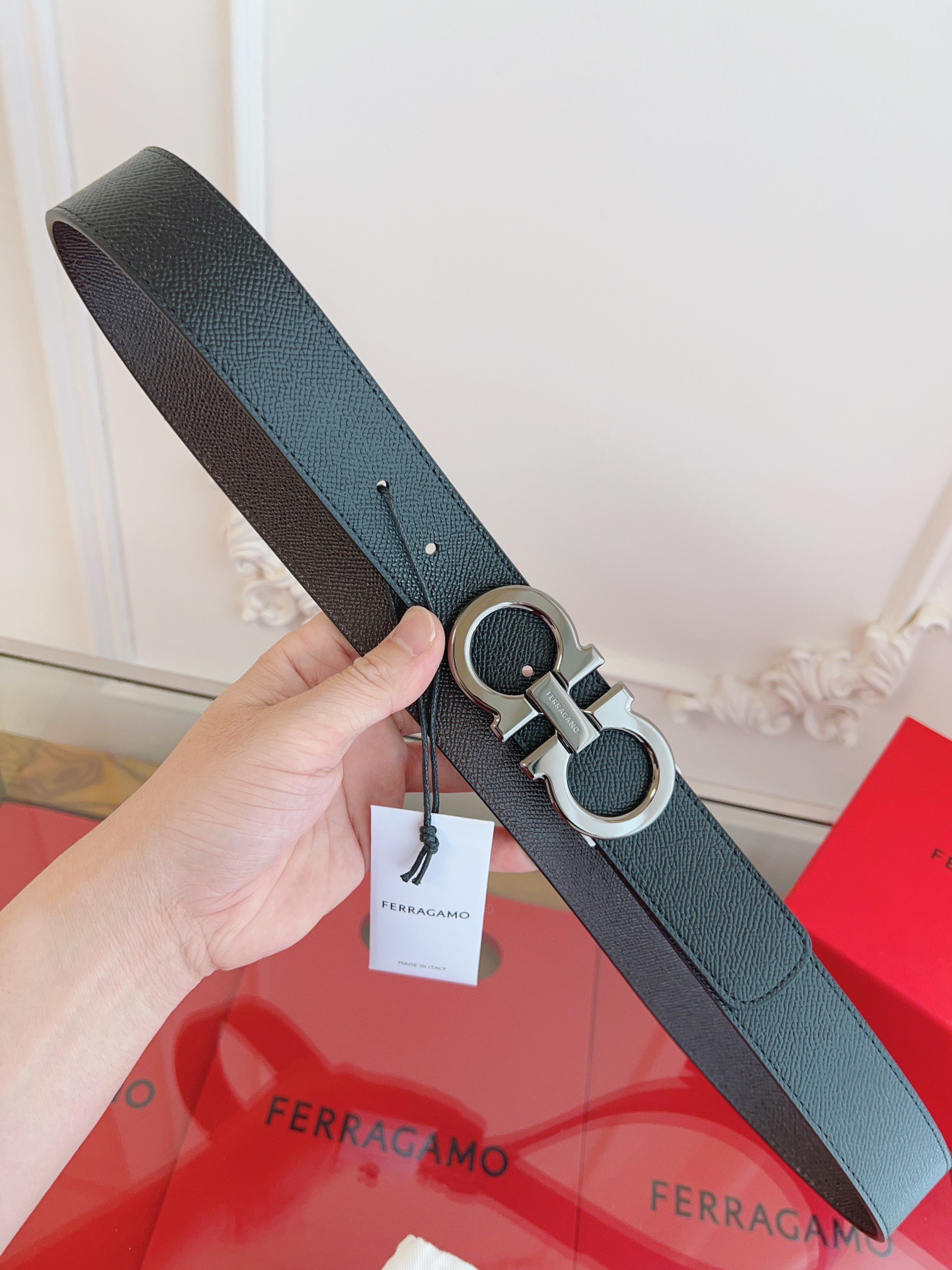 Fendi 펜디 브라운 퍼 카라 패치워크 숏 패딩 점퍼 4