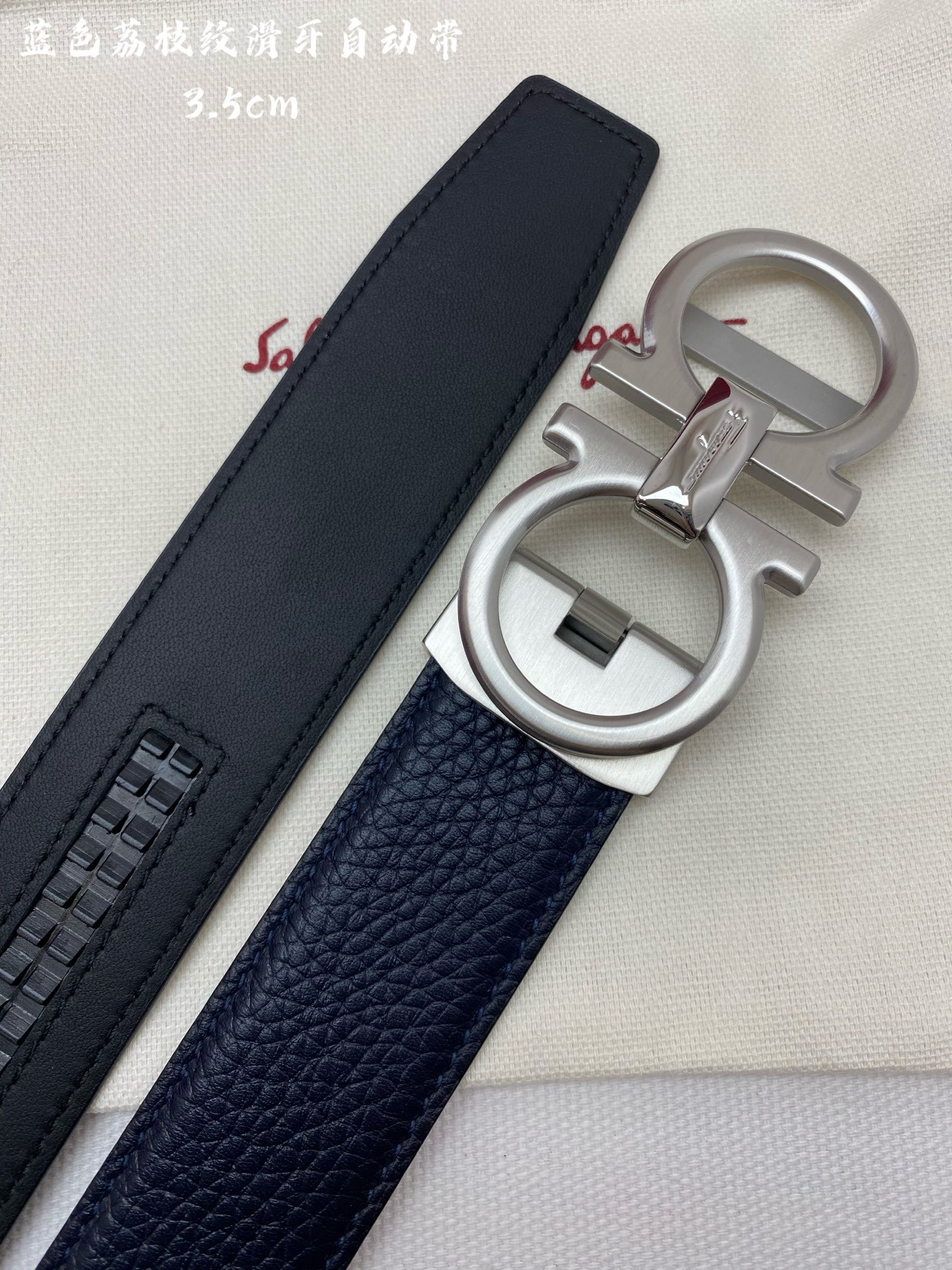 Ferragamo 페라가모 남성 자동 버클 가죽 벨트 1