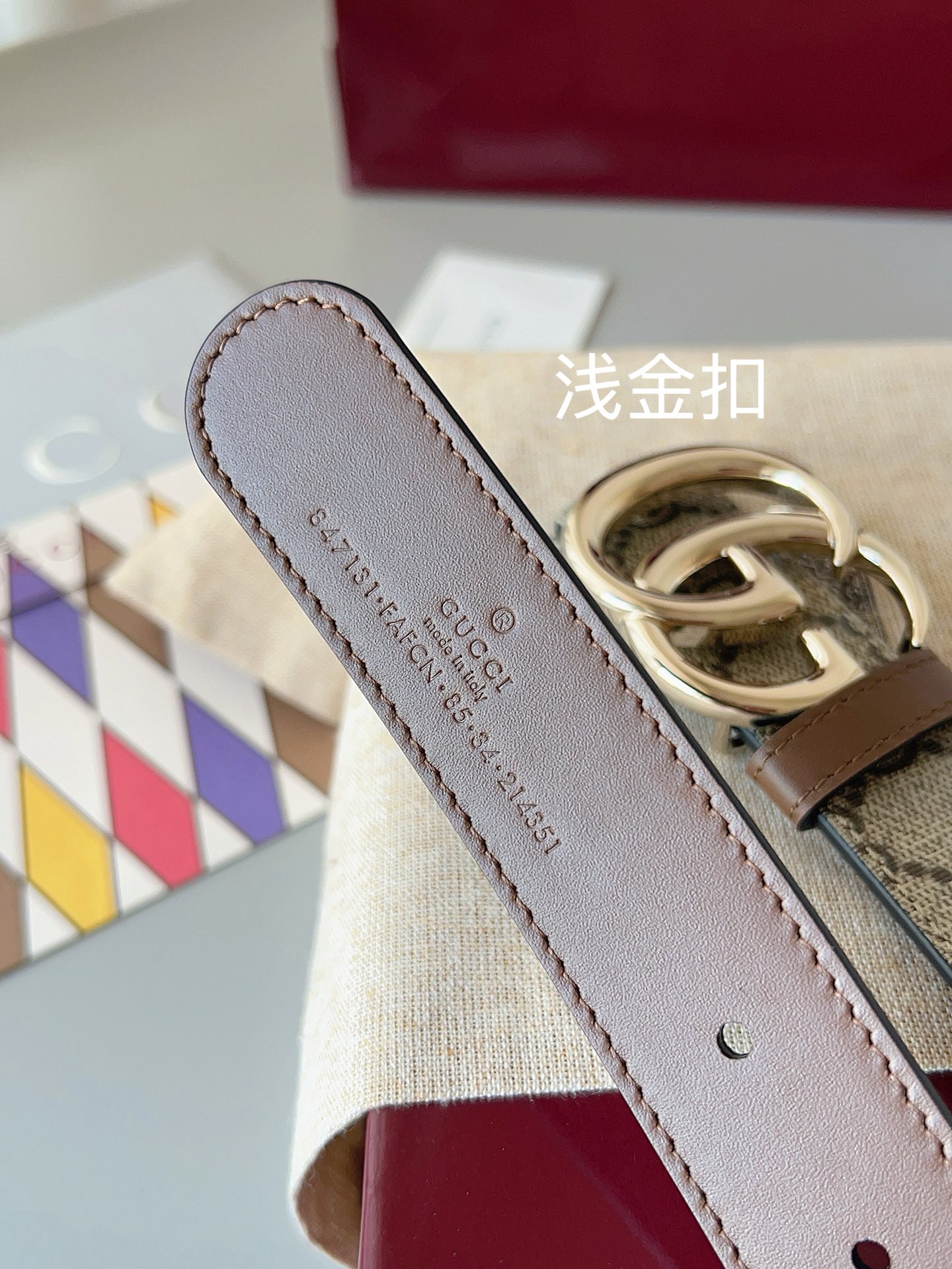 Gucci 구찌 GG 마몬트 GG 슈프림 리버서블 가죽 벨트 5