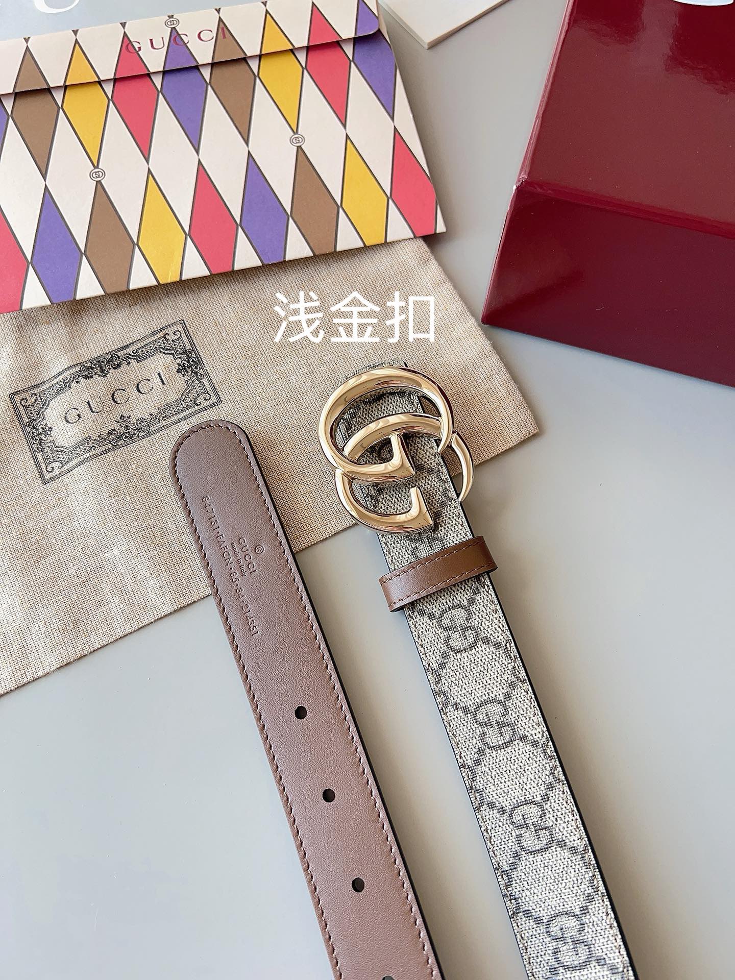 Gucci 구찌 GG 마몬트 GG 슈프림 리버서블 가죽 벨트 7