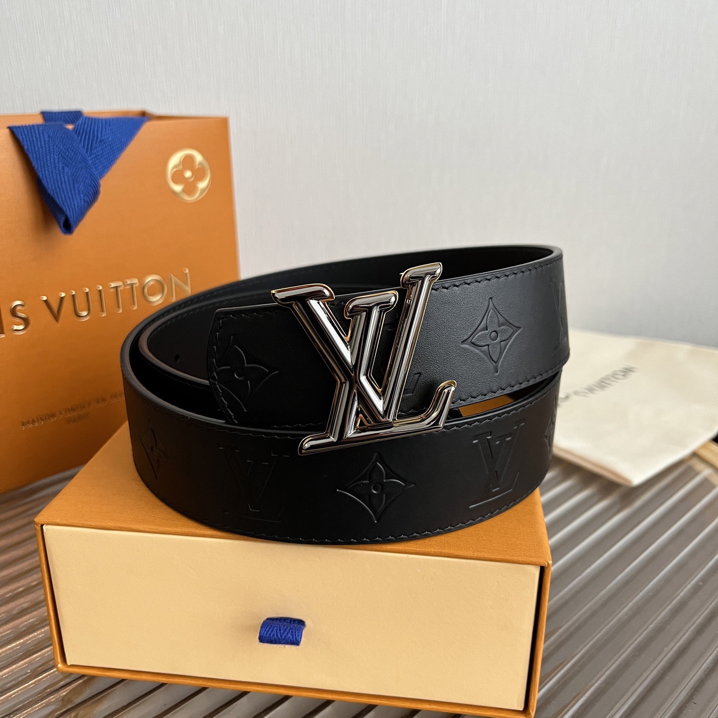 Louis Vuitton 루이비통 루이 비통 모노그램 레인보우 버클 소가죽 벨트 8