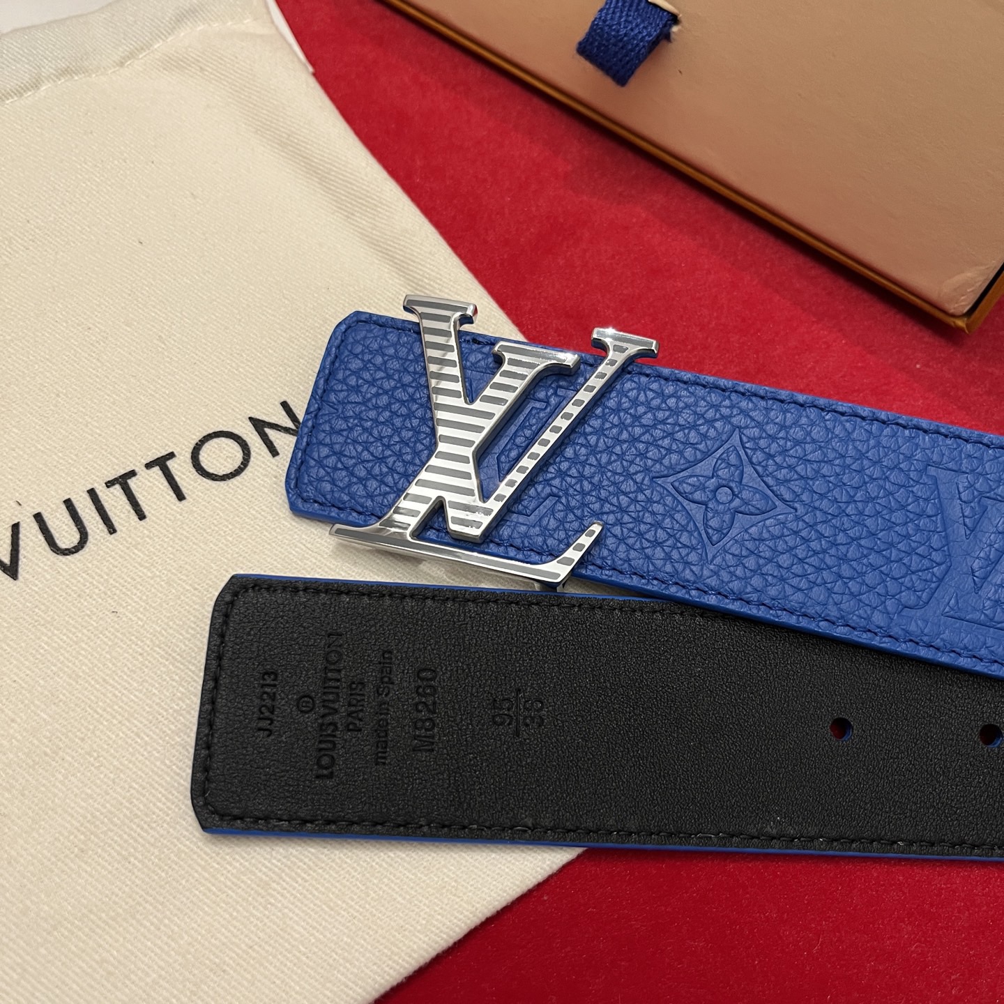 Louis Vuitton 루이비통 루이 비통 토고 패턴 모노그램 남성 가죽 벨트 10