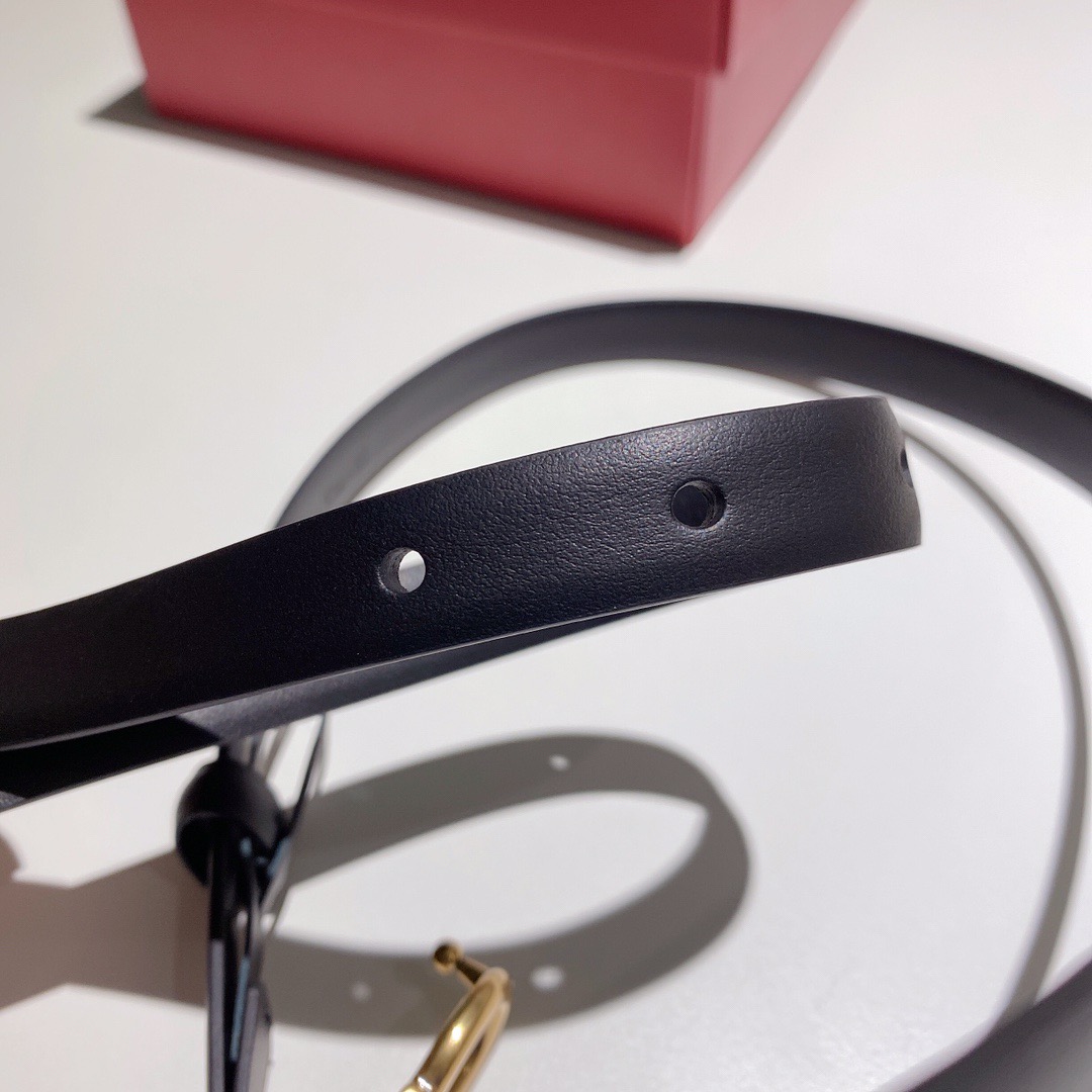 Salvatore Ferragamo 살바토레 페라가모 간치니 소가죽 슬림 벨트 6