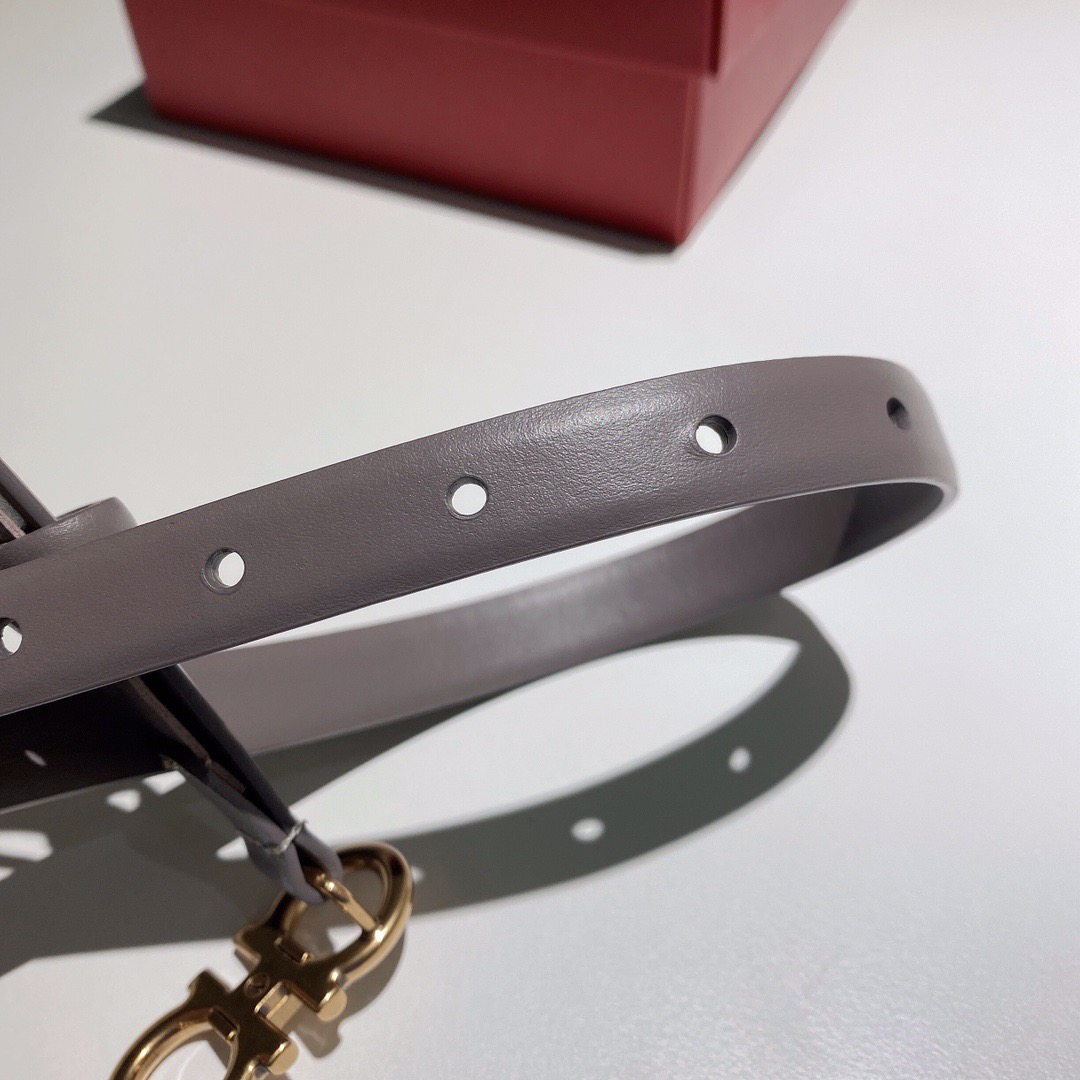 Salvatore Ferragamo 살바토레 페라가모 간치니 소가죽 슬림 벨트 6