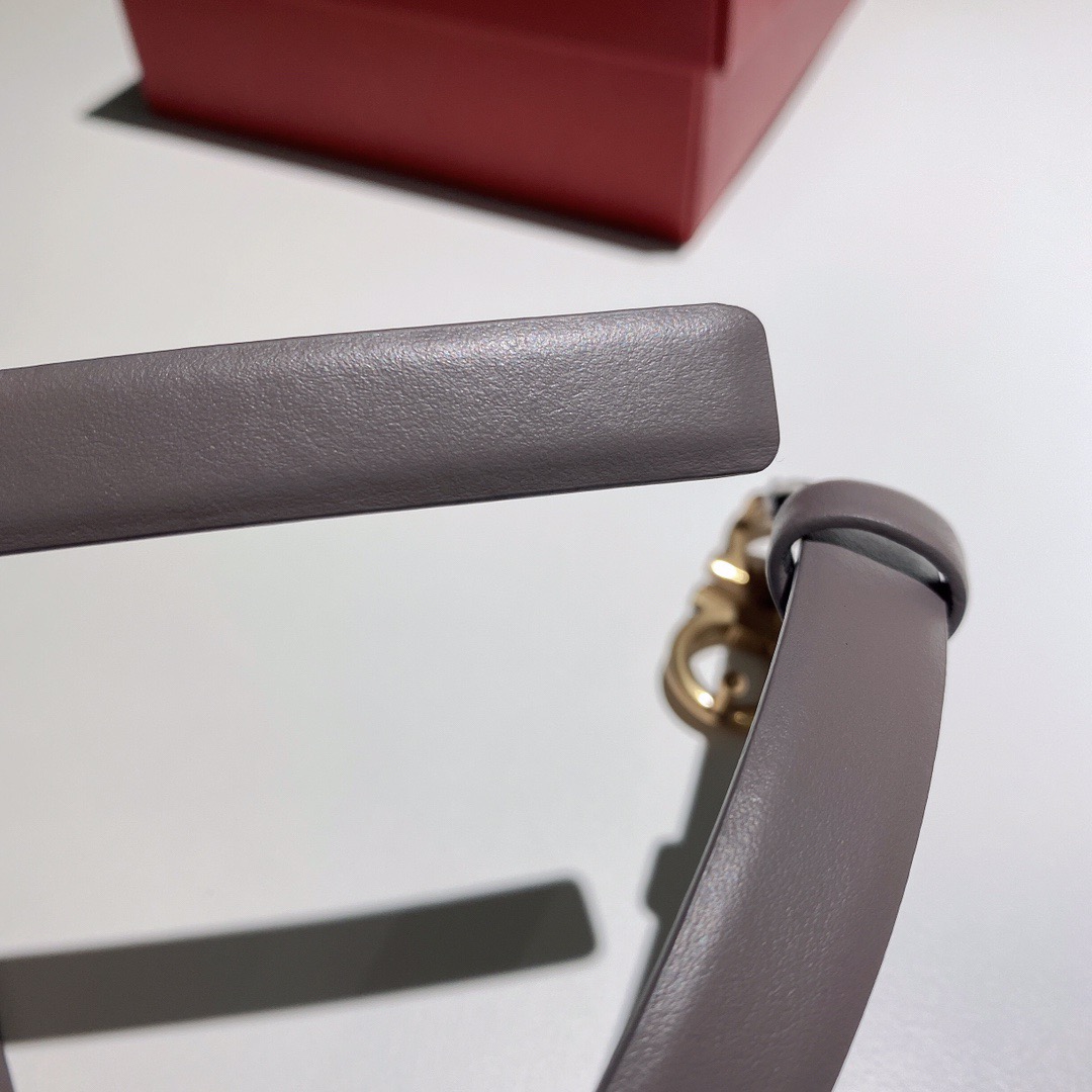 Salvatore Ferragamo 살바토레 페라가모 간치니 소가죽 슬림 벨트 7