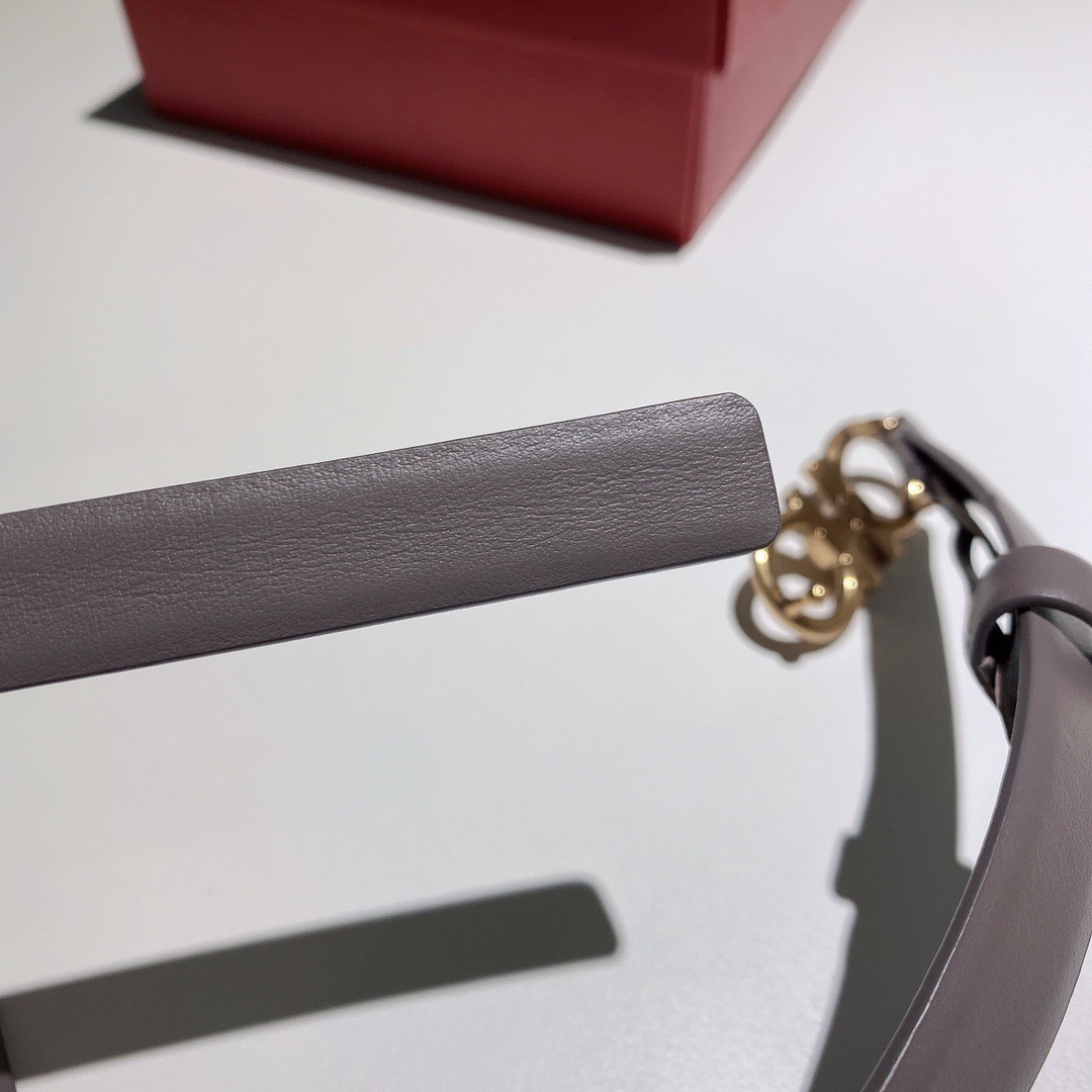 Salvatore Ferragamo 살바토레 페라가모 간치니 소가죽 슬림 벨트 8