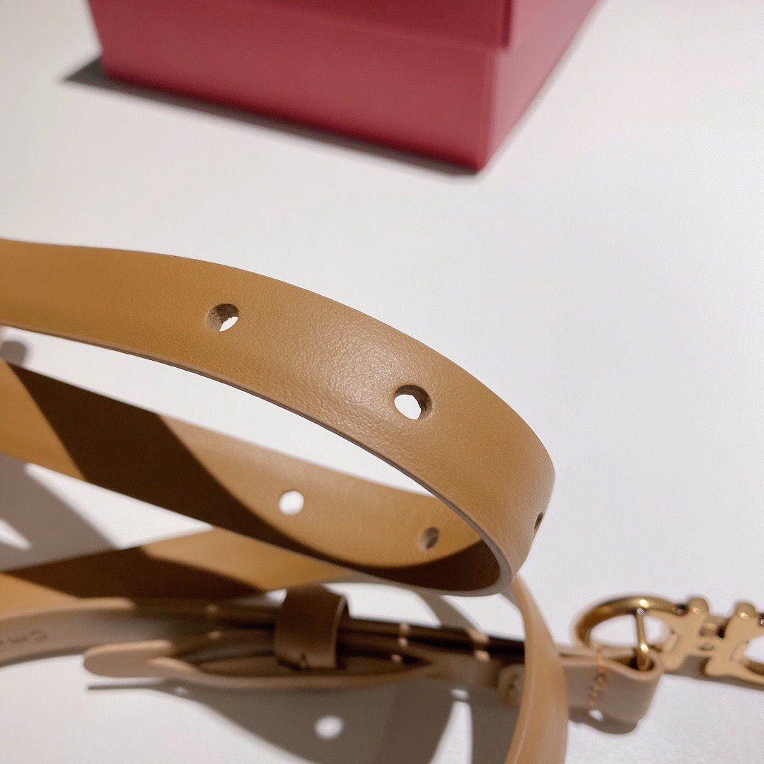 Salvatore Ferragamo 살바토레 페라가모 간치니 소가죽 슬림 벨트 6