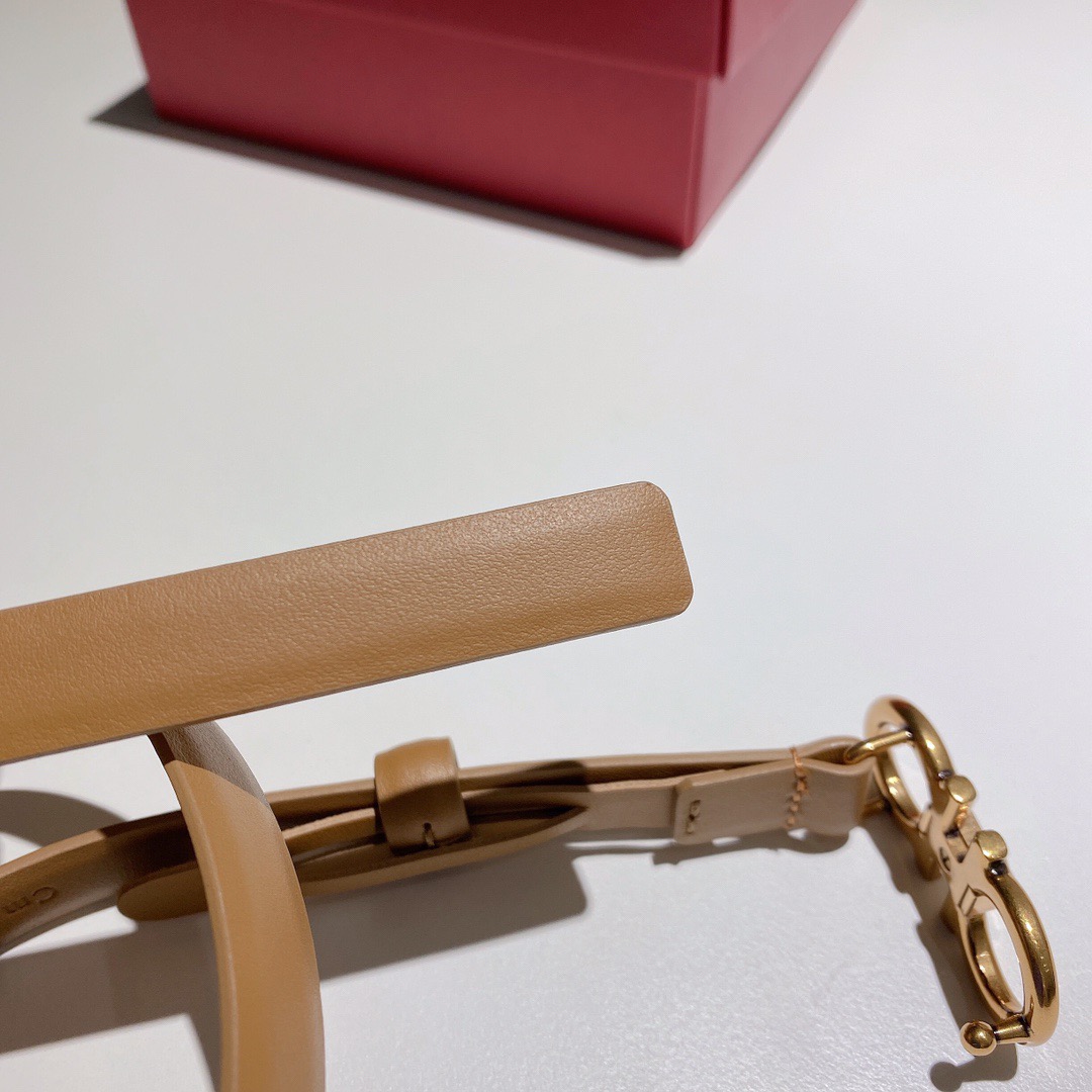 Salvatore Ferragamo 살바토레 페라가모 간치니 소가죽 슬림 벨트 7