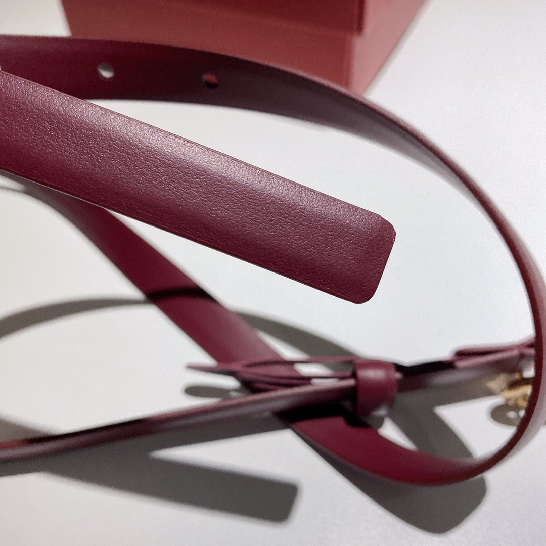 Salvatore Ferragamo 살바토레 페라가모 간치니 소가죽 슬림 벨트 8