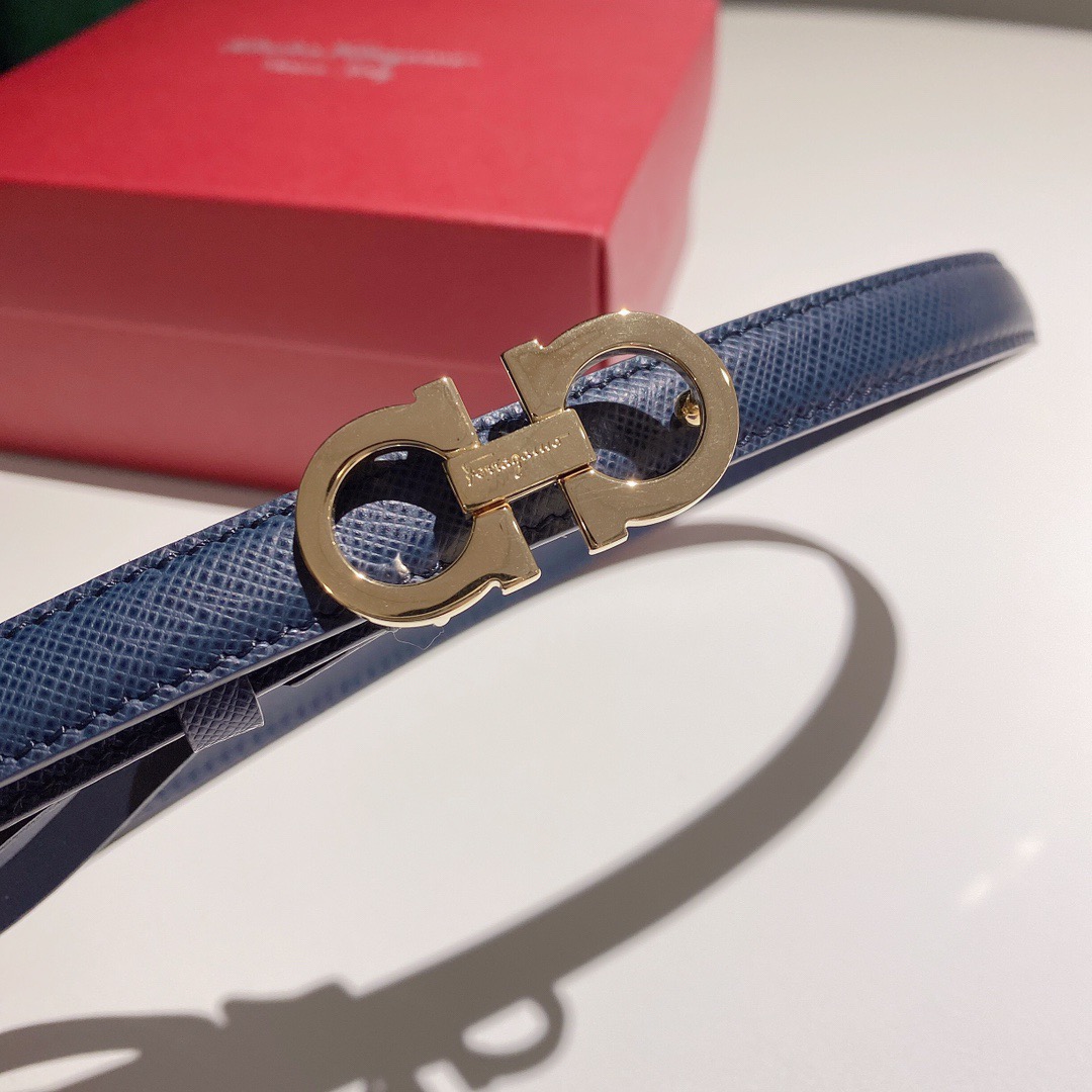 Salvatore Ferragamo 살바토레 페라가모 간치니 소가죽 슬림 벨트 2