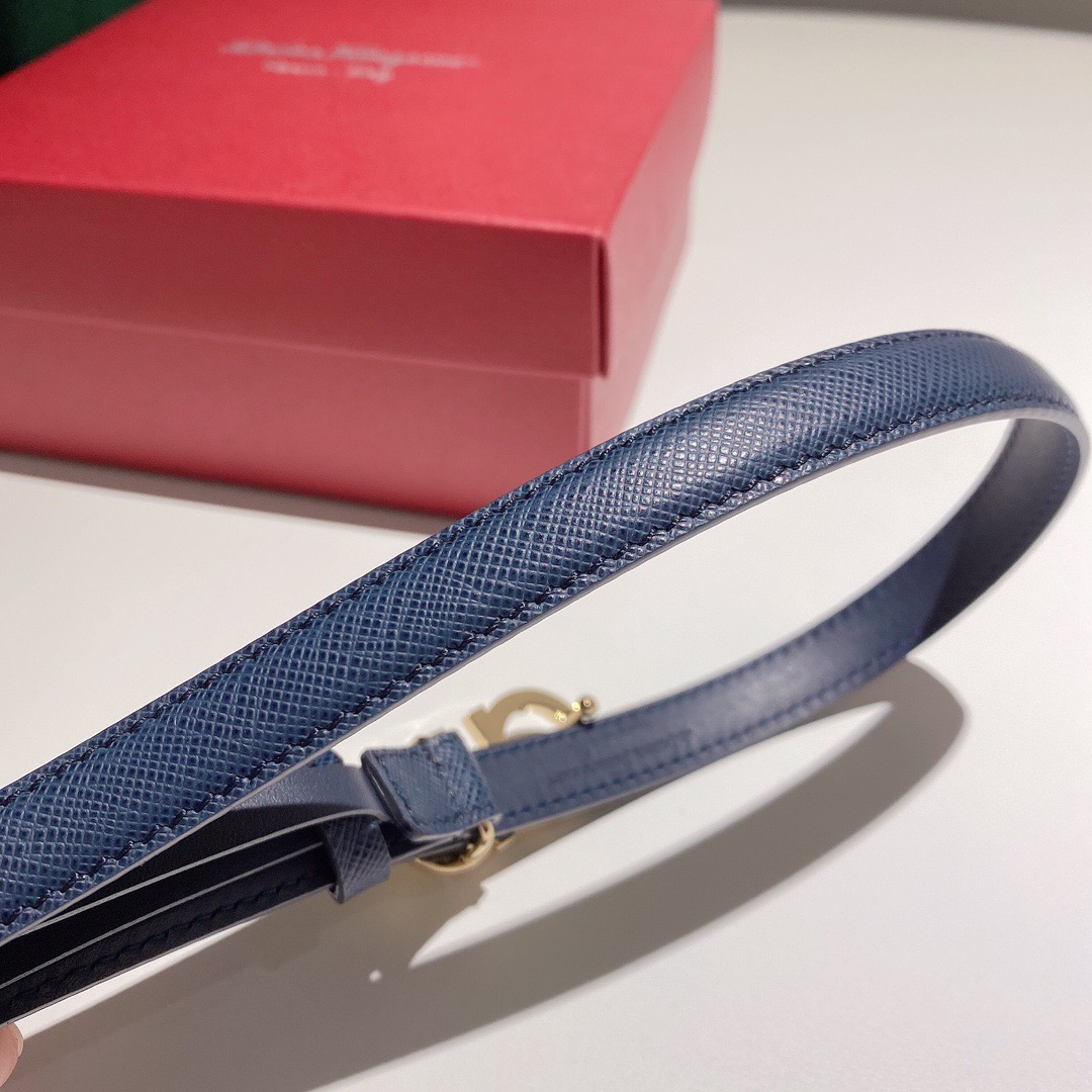 Salvatore Ferragamo 살바토레 페라가모 간치니 소가죽 슬림 벨트 3