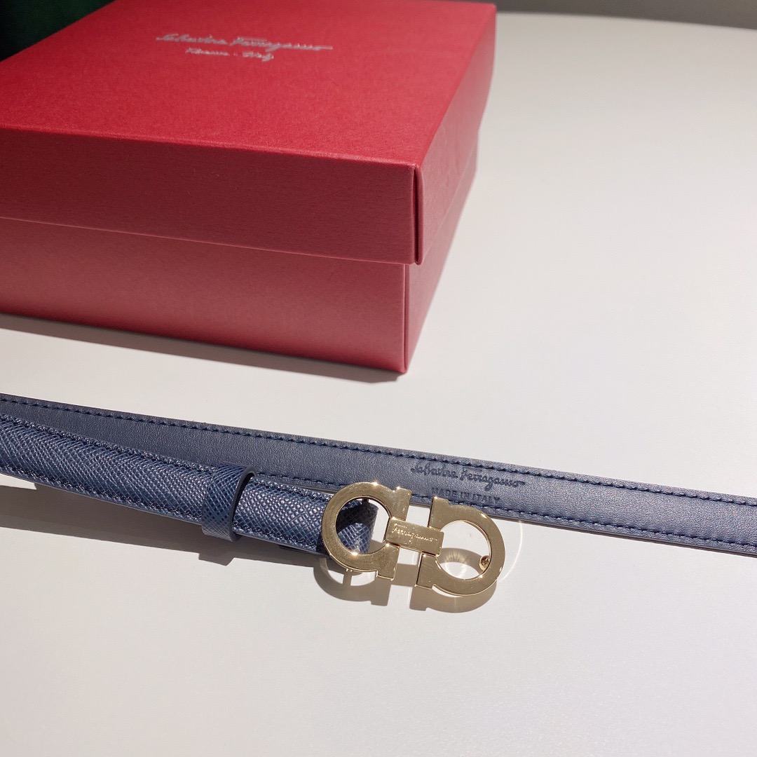 Salvatore Ferragamo 살바토레 페라가모 간치니 소가죽 슬림 벨트 4