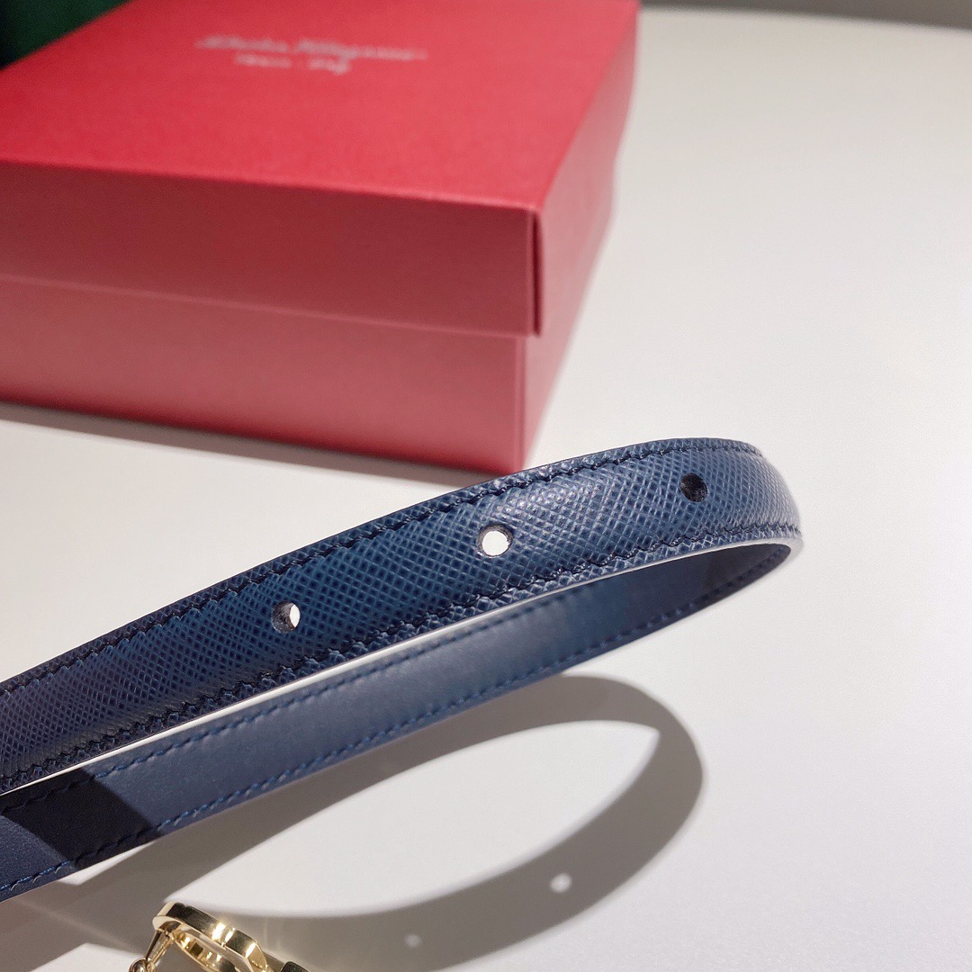 Salvatore Ferragamo 살바토레 페라가모 간치니 소가죽 슬림 벨트 6