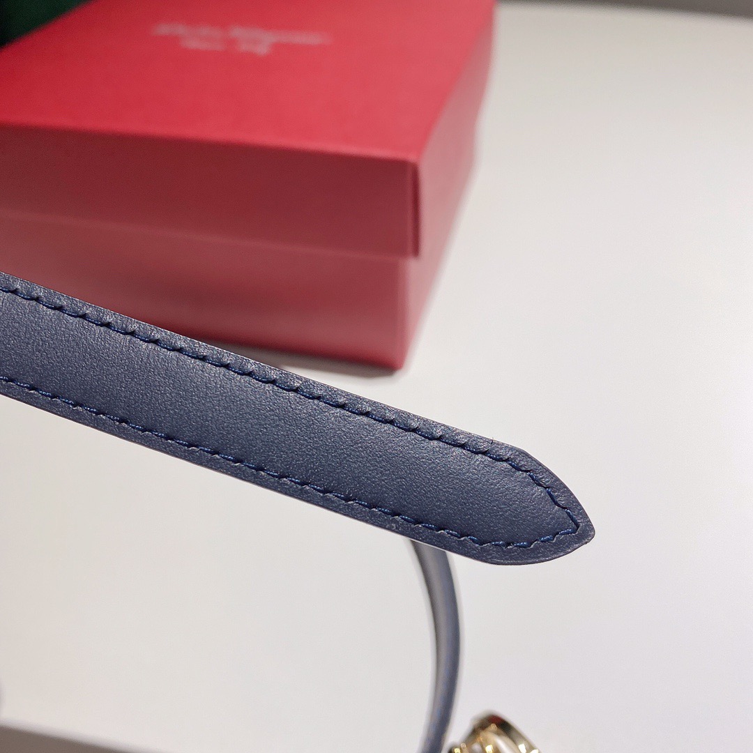 Salvatore Ferragamo 살바토레 페라가모 간치니 소가죽 슬림 벨트 8