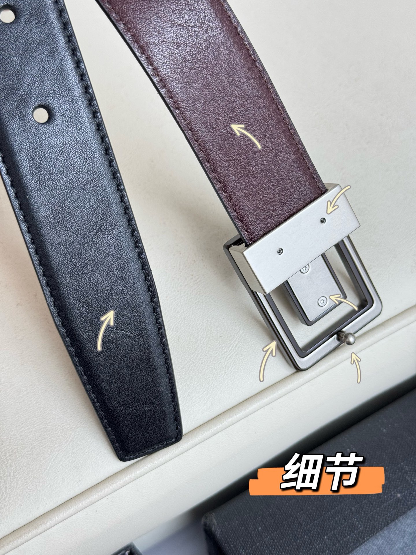 FERRAGAMO 페레가모 FW2023 HUG 나파 가죽 토트백 5