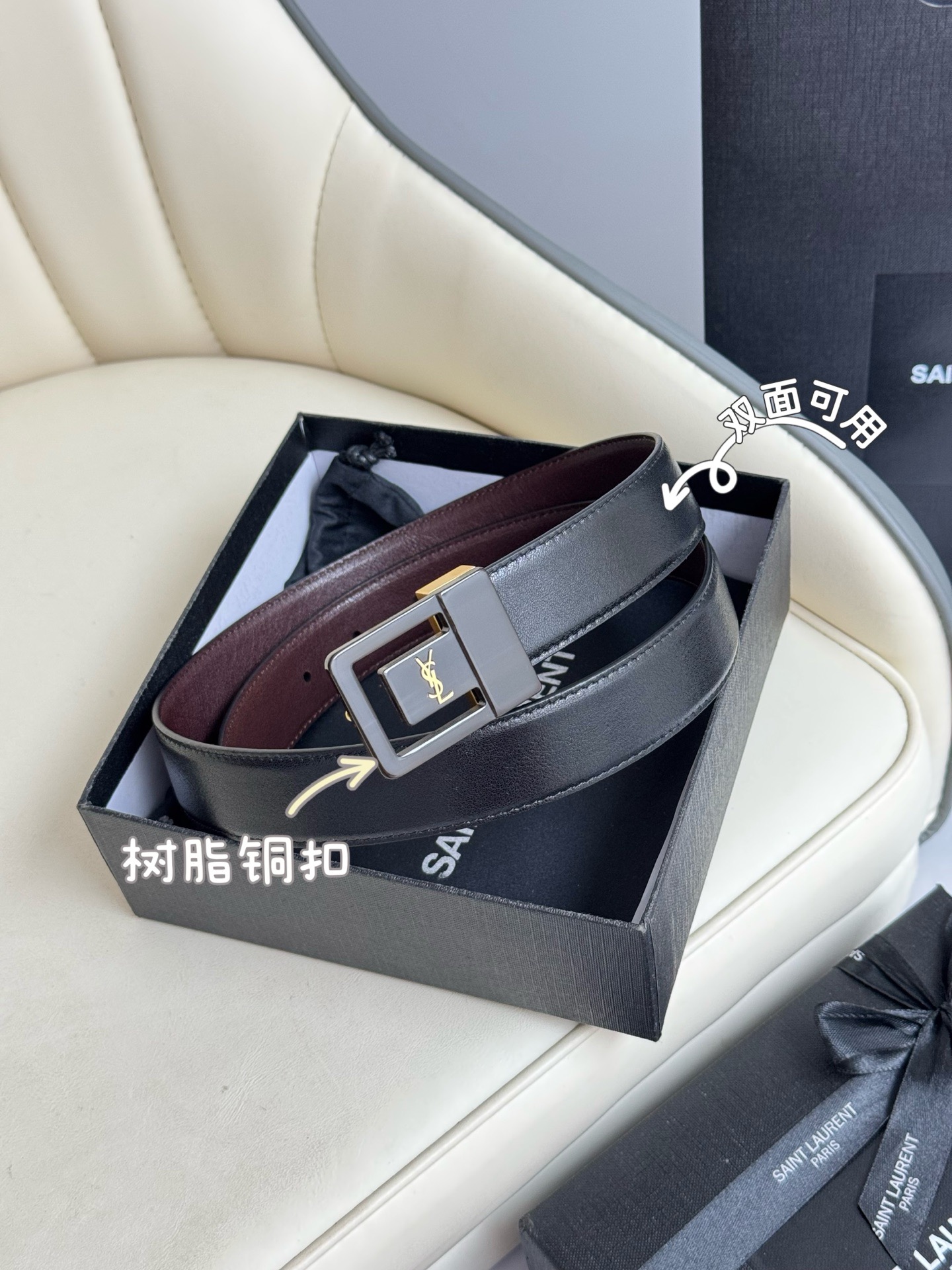 FERRAGAMO 페레가모 FW2023 HUG 나파 가죽 토트백 9