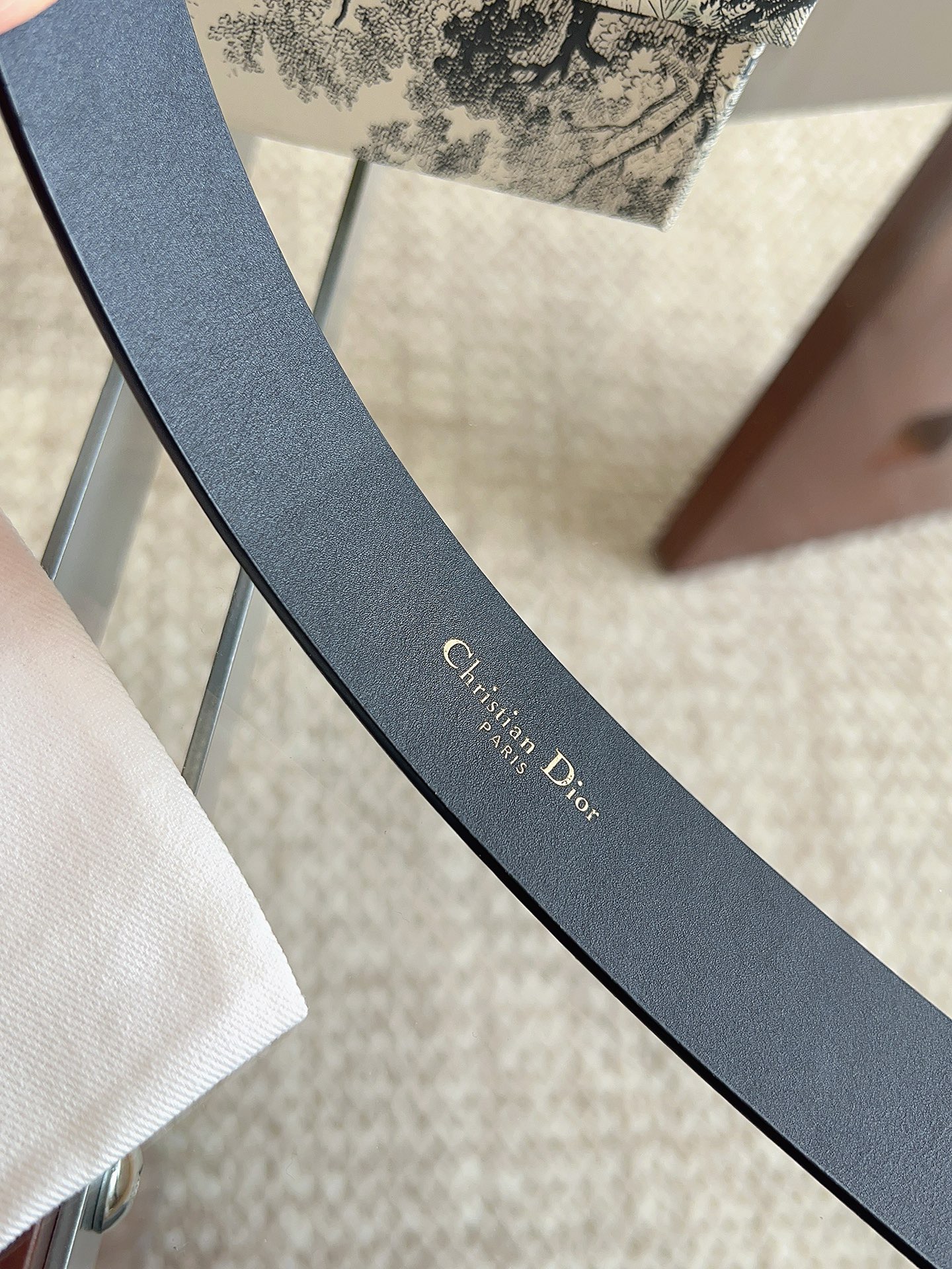 Dior 디올 Cest Dior 블랙 소가죽 벨트 9