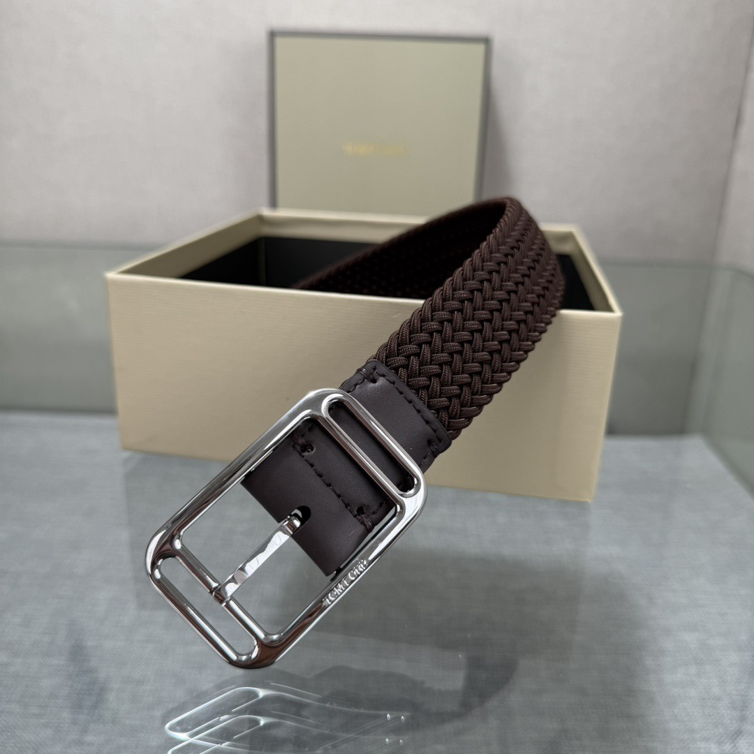 Tom Ford 톰포드 톰 포드 헤링본 짜임 가죽 버클 벨트 1