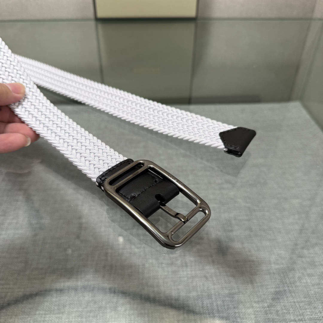 Tom Ford 톰포드 톰 포드 헤링본 짜임 가죽 버클 벨트 10