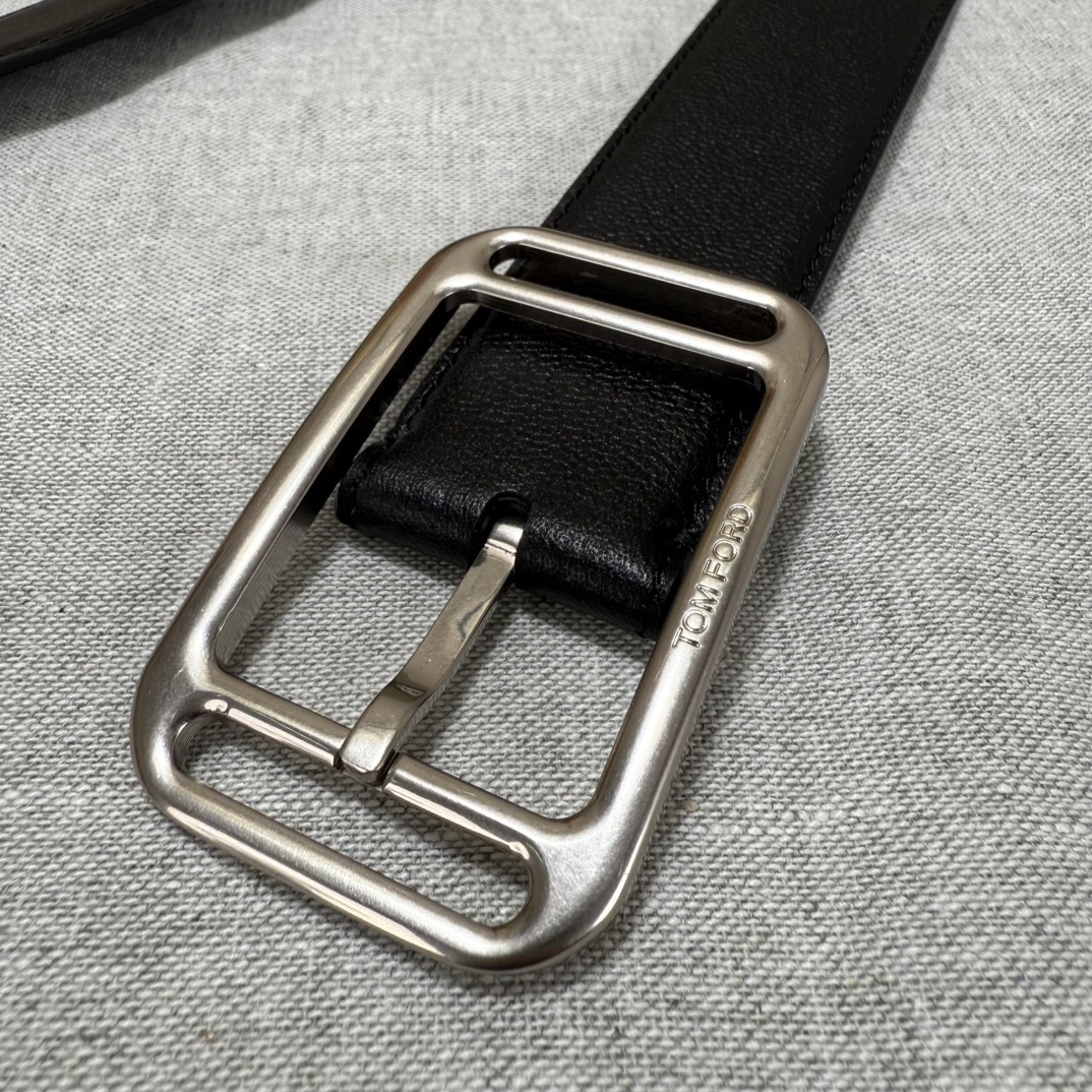 Tom Ford 톰포드 톰 포드 더블 프레임 버클 소가죽 벨트 14