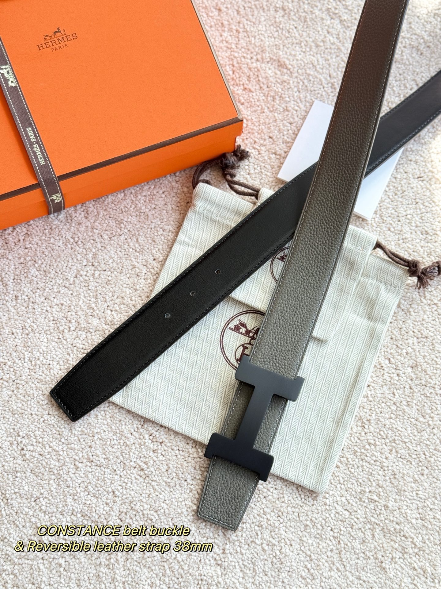 Hermes 에르메스 콘스탄스 토고 리버서블 남성 벨트 38mm 8