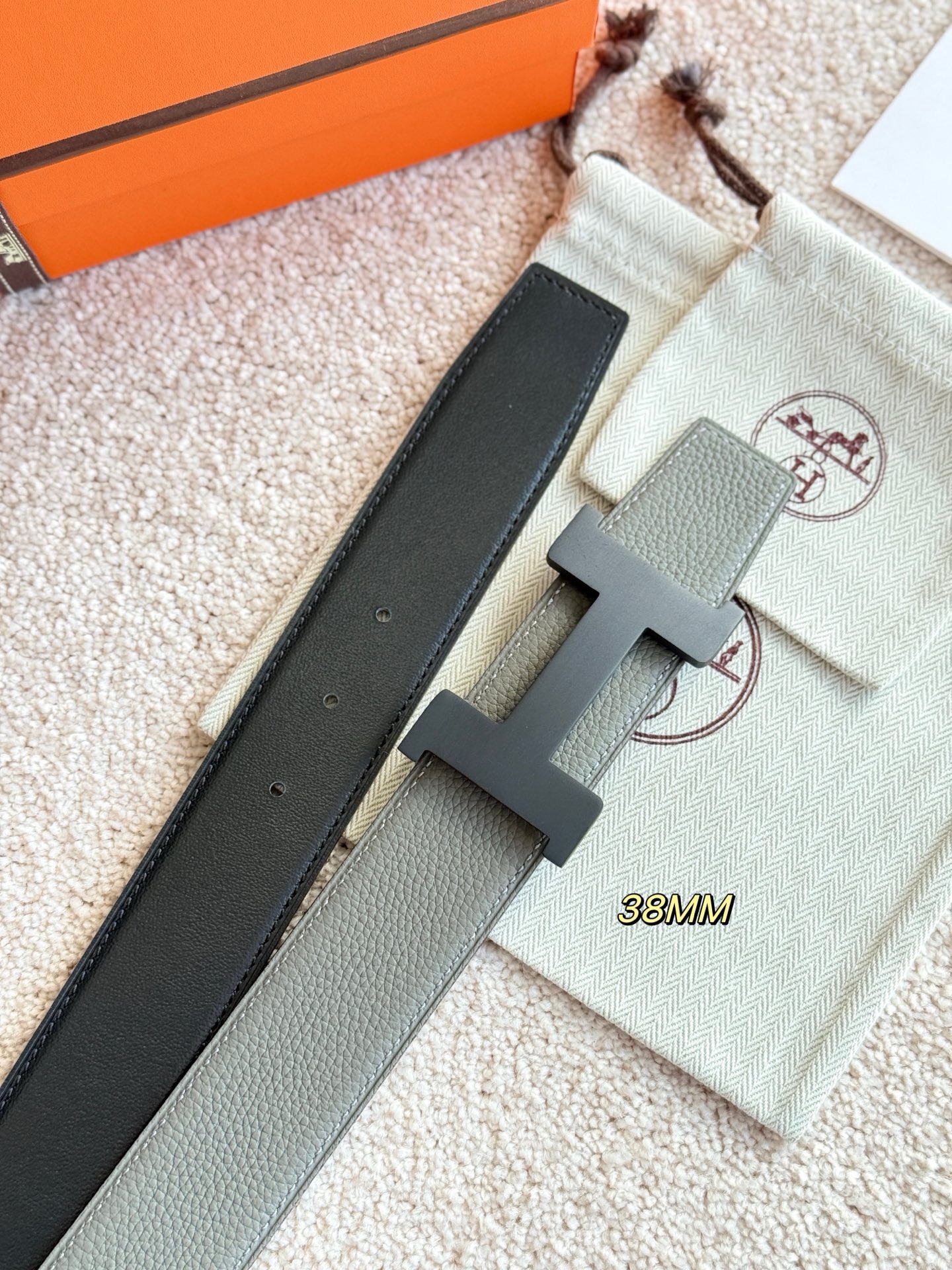 Hermes 에르메스 콘스탄스 토고 리버서블 남성 벨트 38mm 10