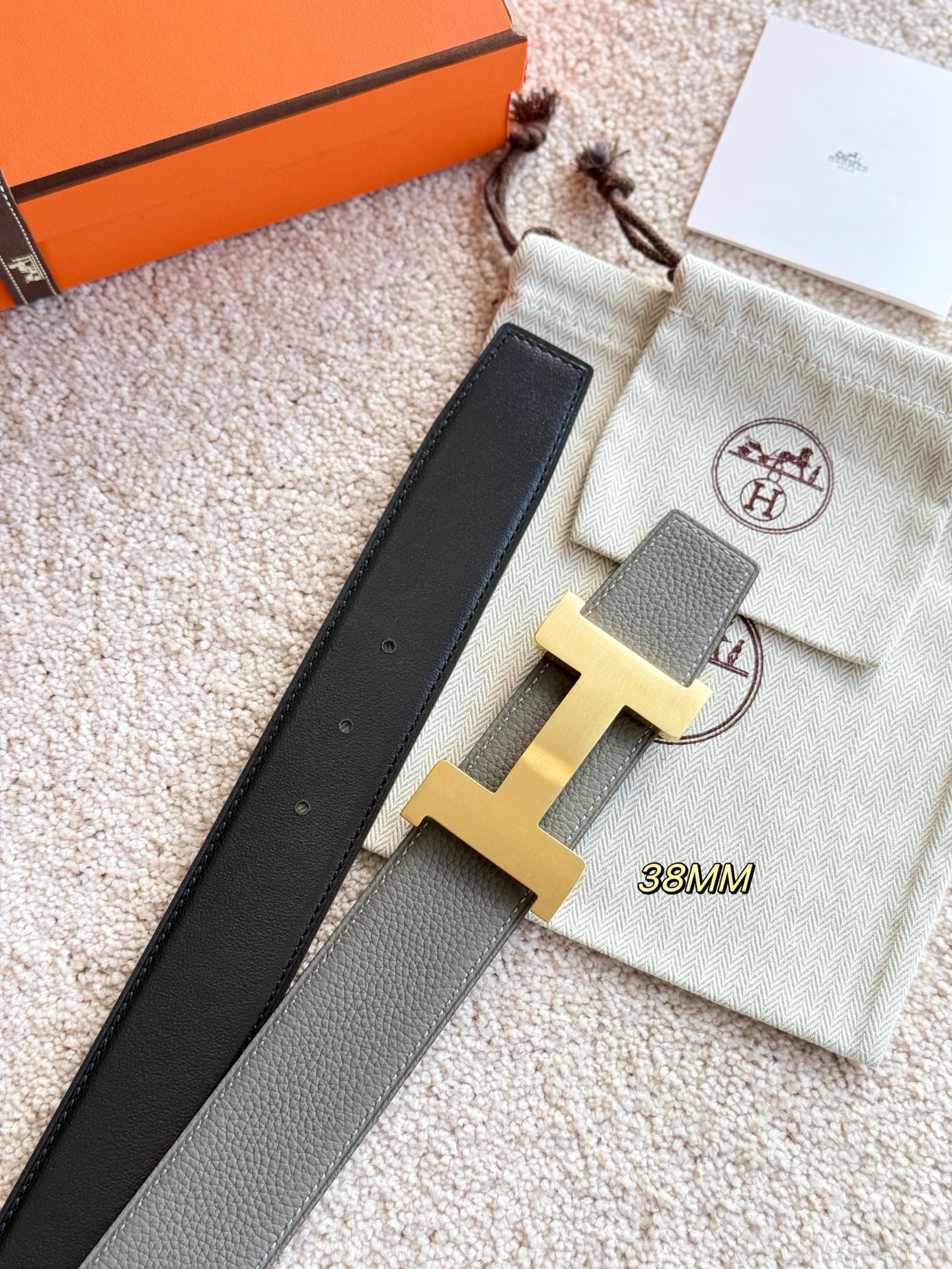 Hermes 에르메스 콘스탄스 토고 리버서블 남성 벨트 38mm 4