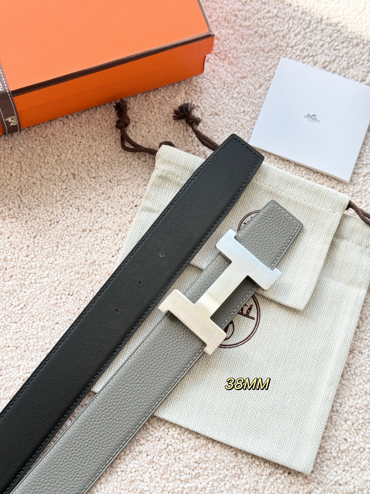 Hermes 에르메스 콘스탄스 토고 리버서블 남성 벨트 38mm 10