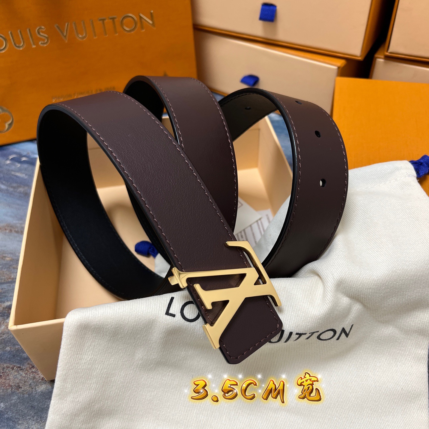 Louis Vuitton 루이비통 루이 비통 남성 소가죽 벨트 1