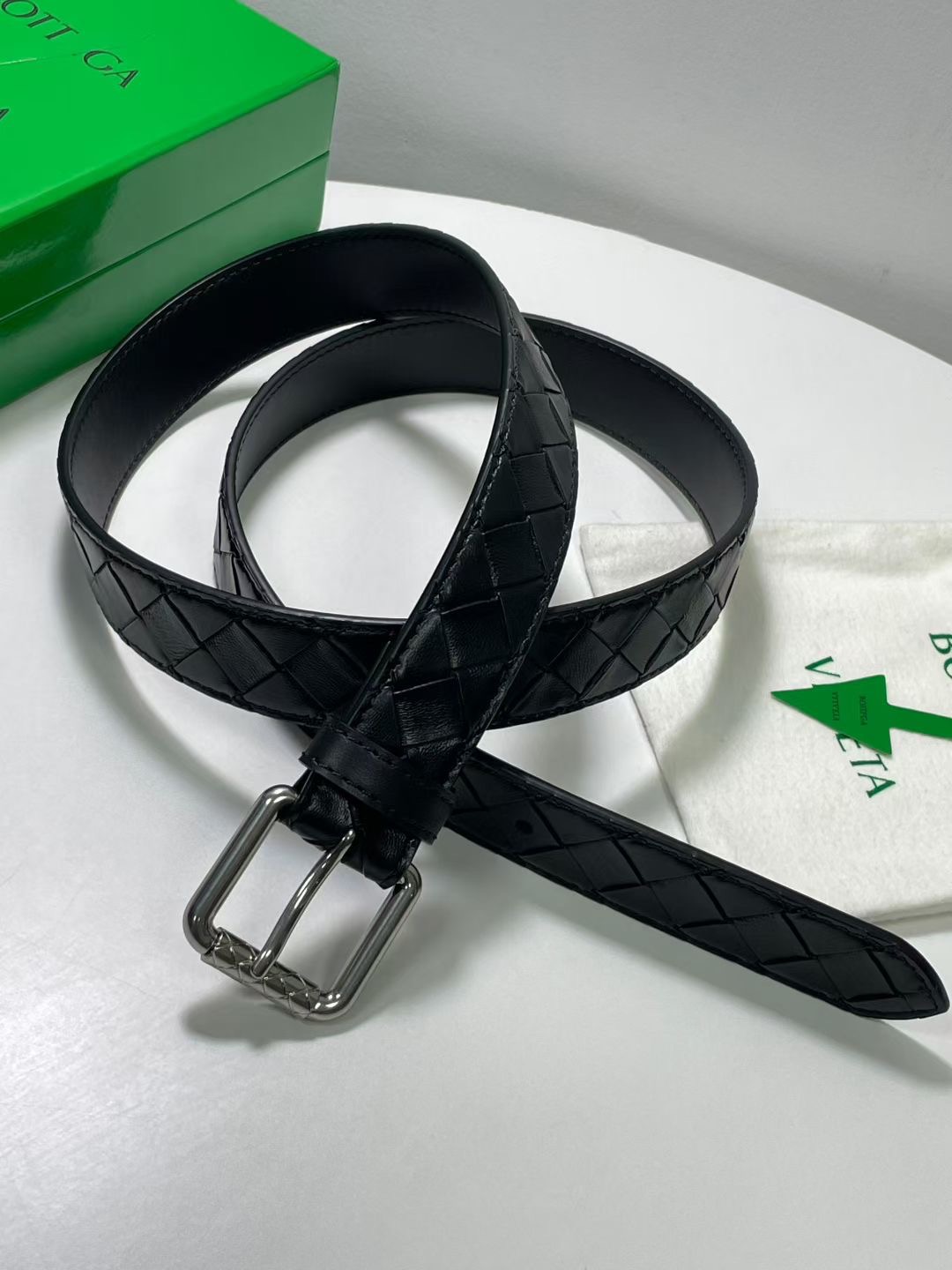 Bottega Veneta 보테가베네타 보테가 베네타 인트레치아토 송아지가죽 벨트 10
