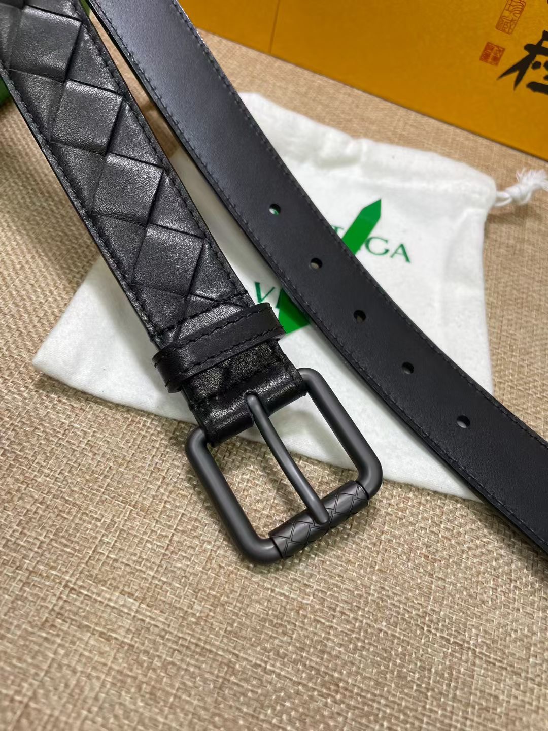 Bottega Veneta 보테가베네타 보테가 베네타 인트레치아토 송아지가죽 벨트 5