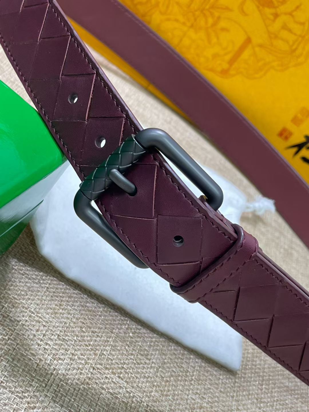 Bottega Veneta 보테가베네타 보테가 베네타 인트레치아토 송아지가죽 벨트 3