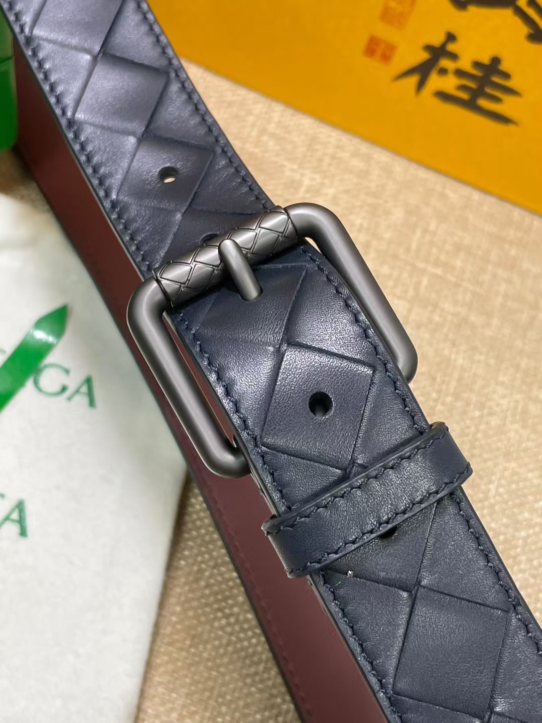 Bottega Veneta 보테가베네타 보테가 베네타 인트레치아토 송아지가죽 벨트 6